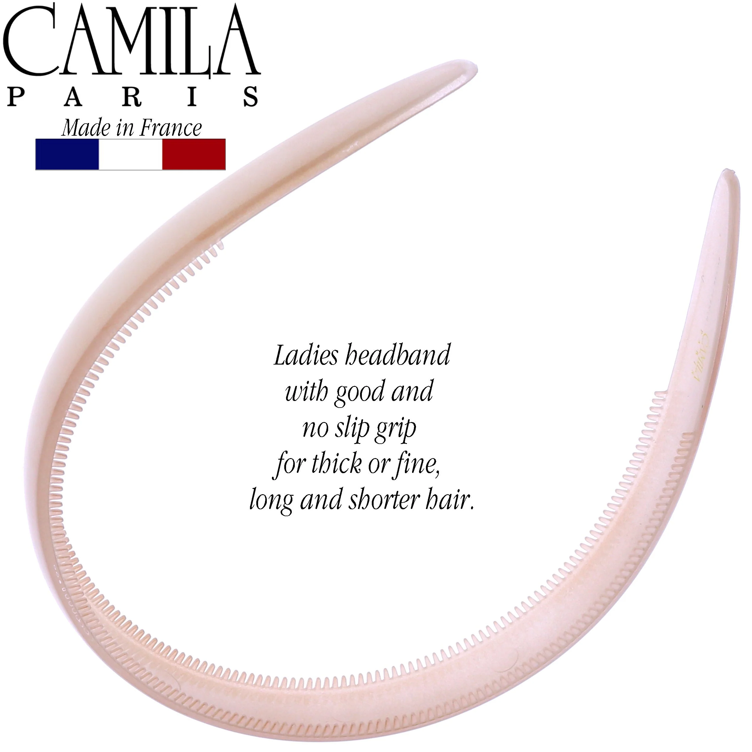 Camila Paris Classic Comfort Flexible Headband 0.5" Wide - Image 7