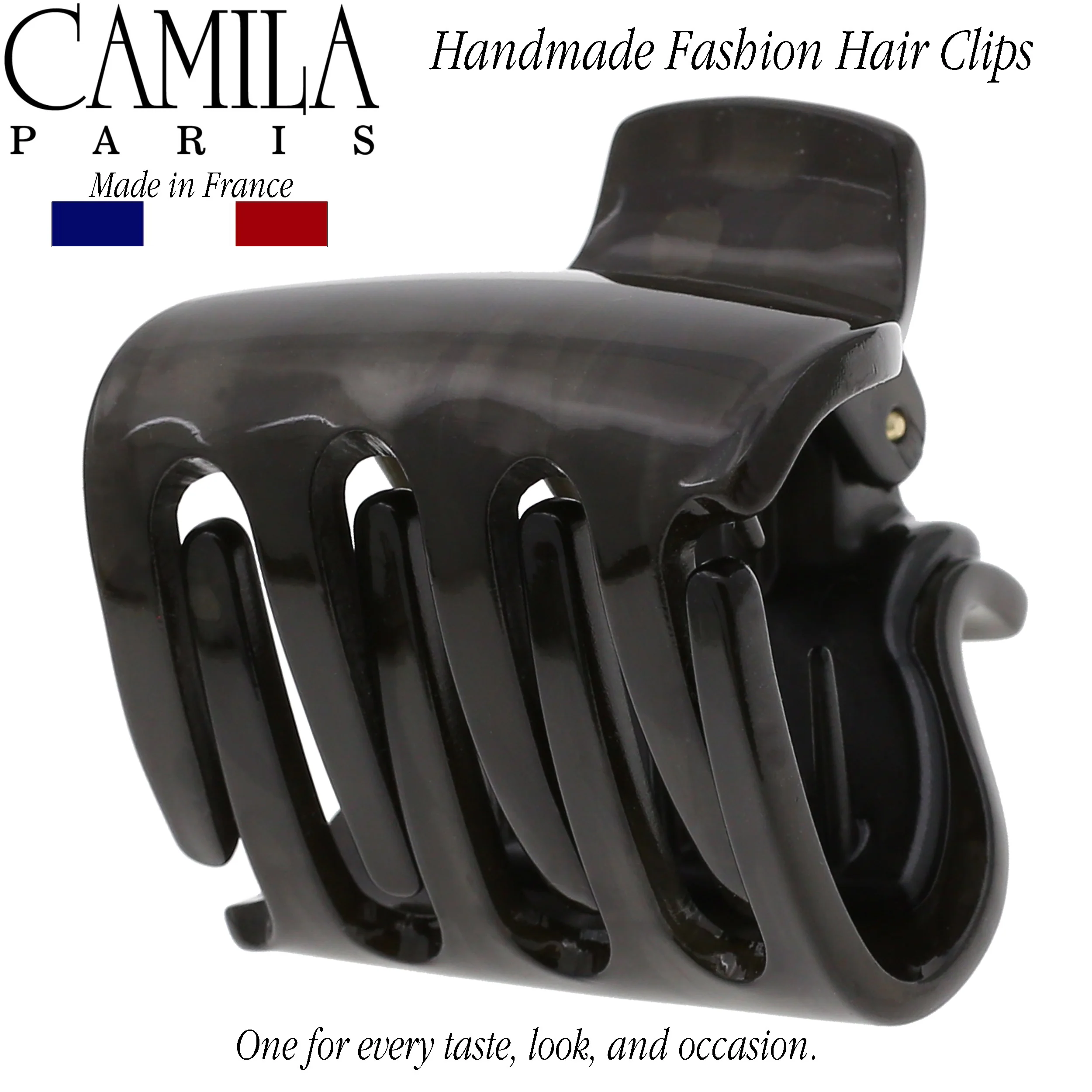 Camila Paris Classic Covered Spring Hair Clip - Image 11