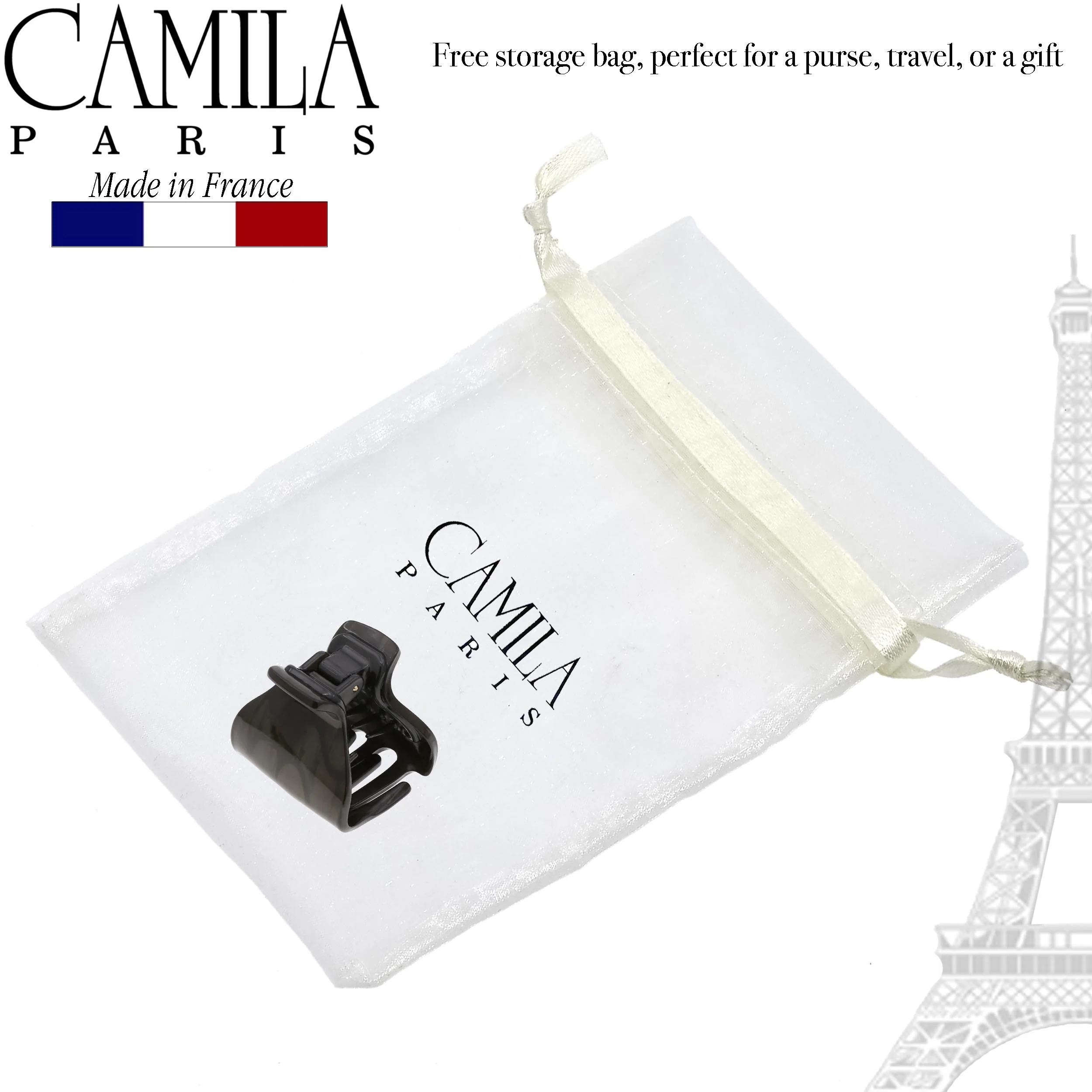 Camila Paris Classic Covered Spring Hair Clip - Image 12