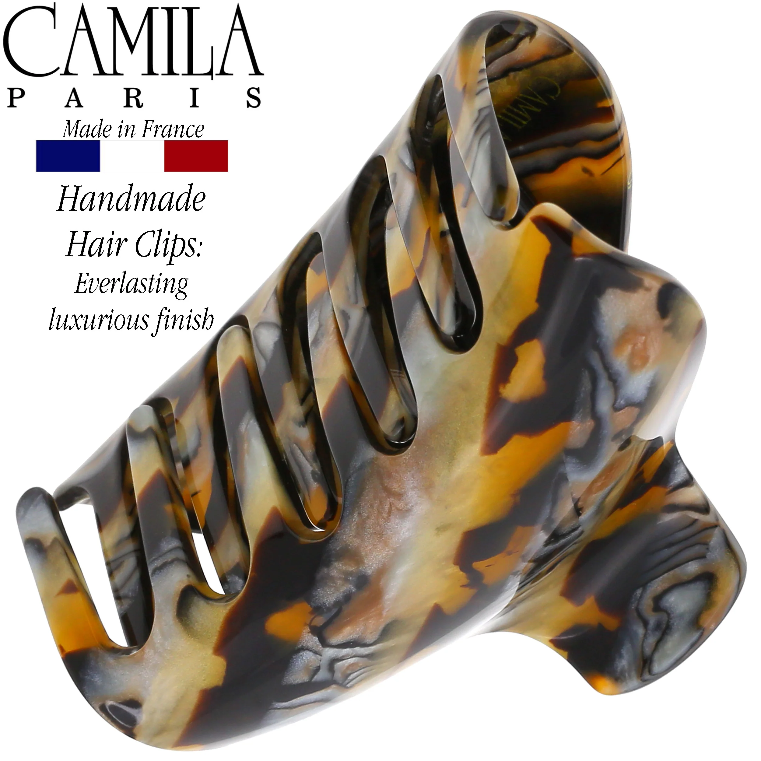 Camila Paris Classic Covered Spring Hair Clip - Image 23