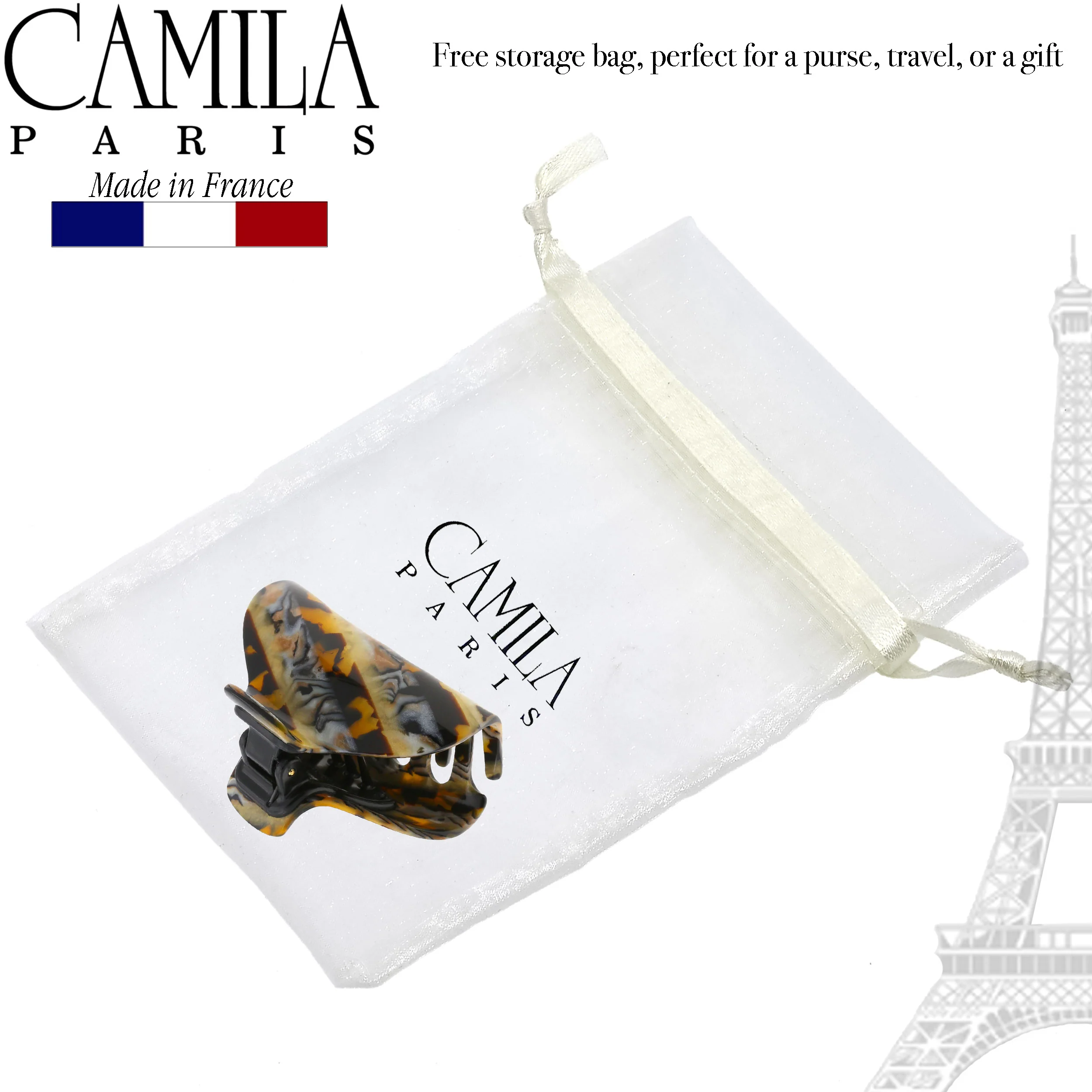 Camila Paris Classic Covered Spring Hair Clip - Image 24