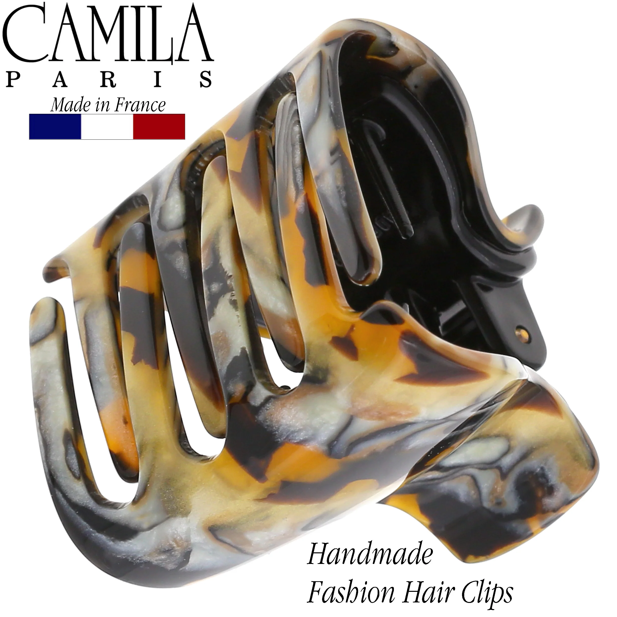 Camila Paris Classic Covered Spring Hair Clip - Image 27