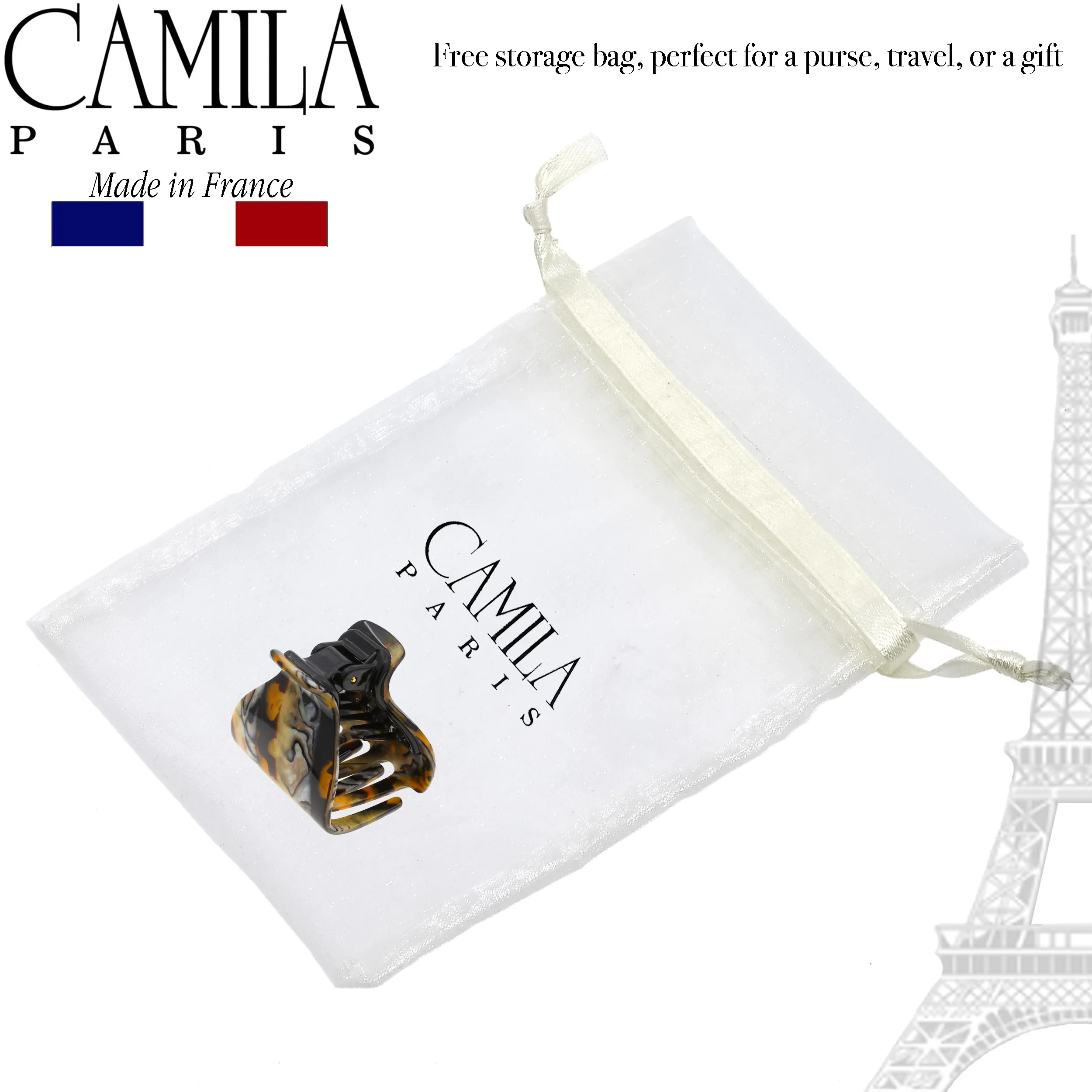 Camila Paris Classic Covered Spring Hair Clip - Image 28