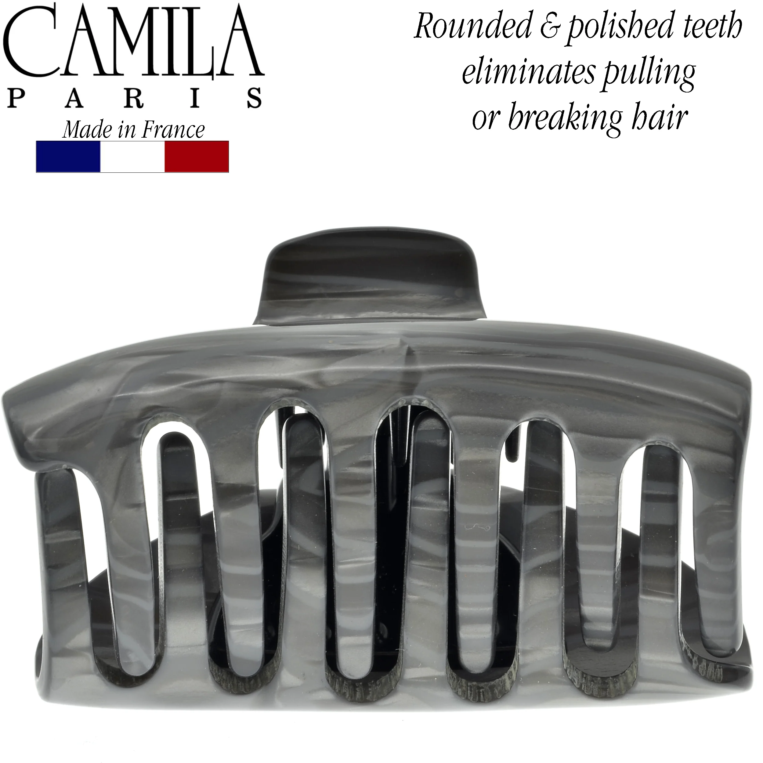 Camila Paris Classic Covered Spring Hair Clip - Image 7