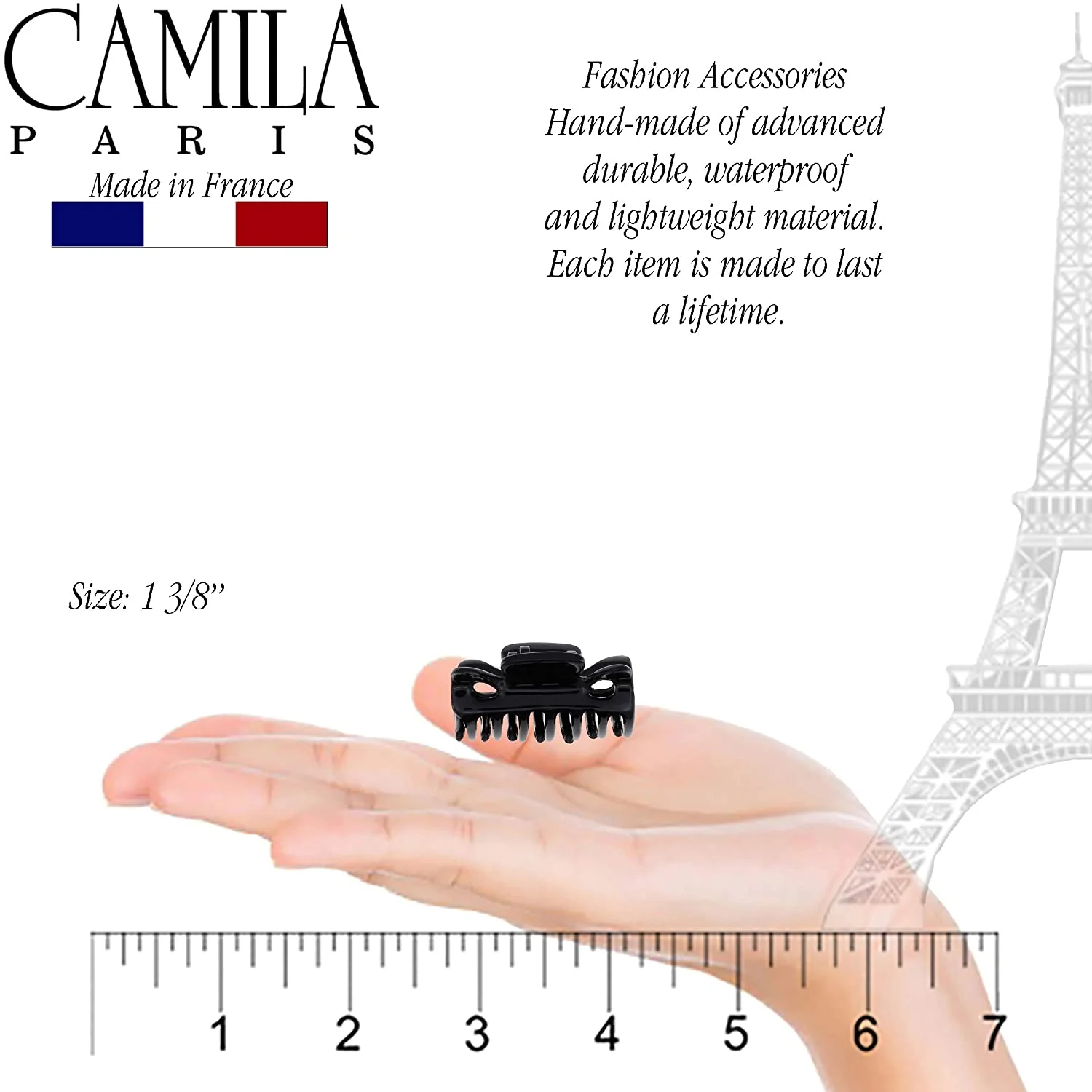Camila Paris Classic Elizabeth Hair Clip Pair - Image 10