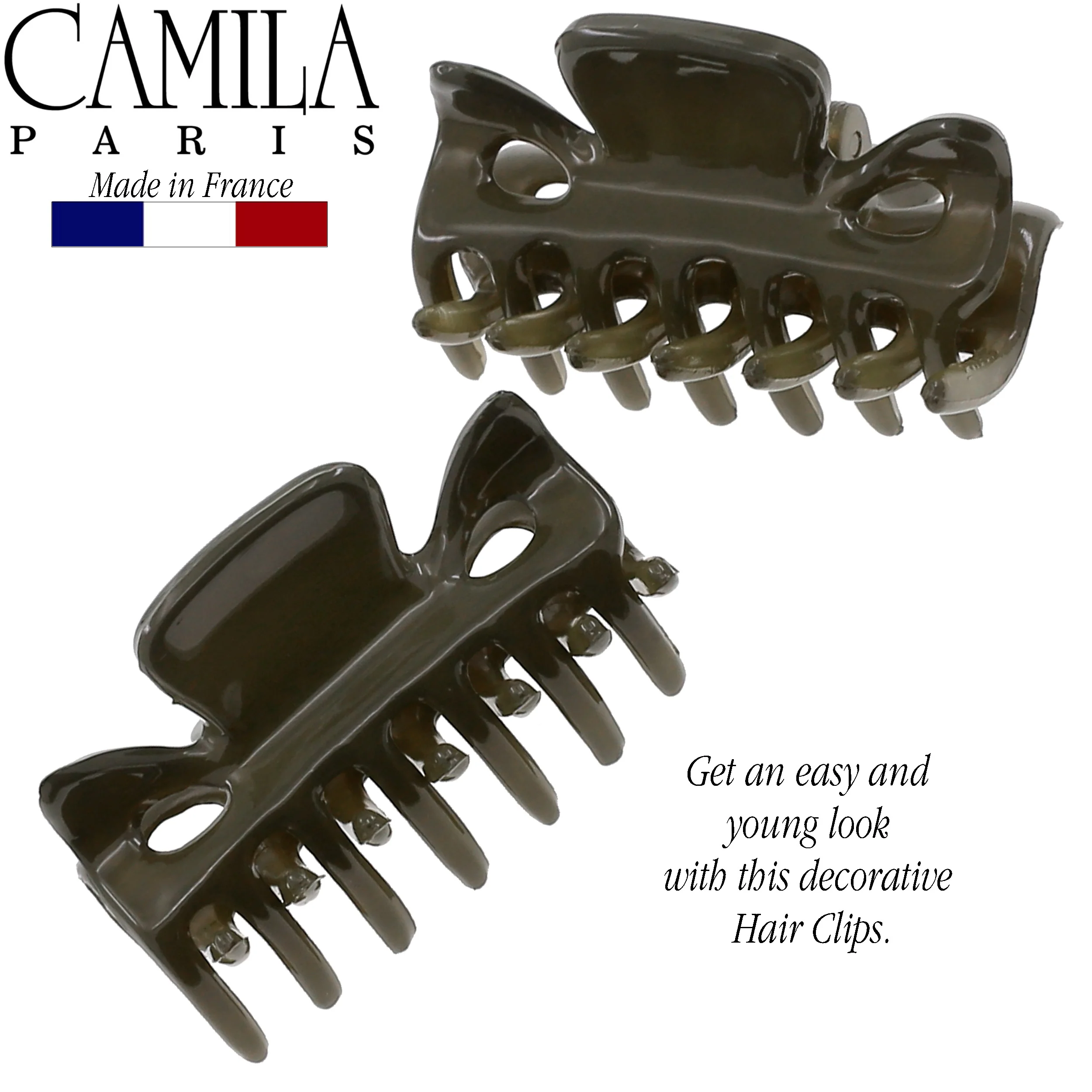 Camila Paris Classic Elizabeth Hair Clip Pair - Image 15