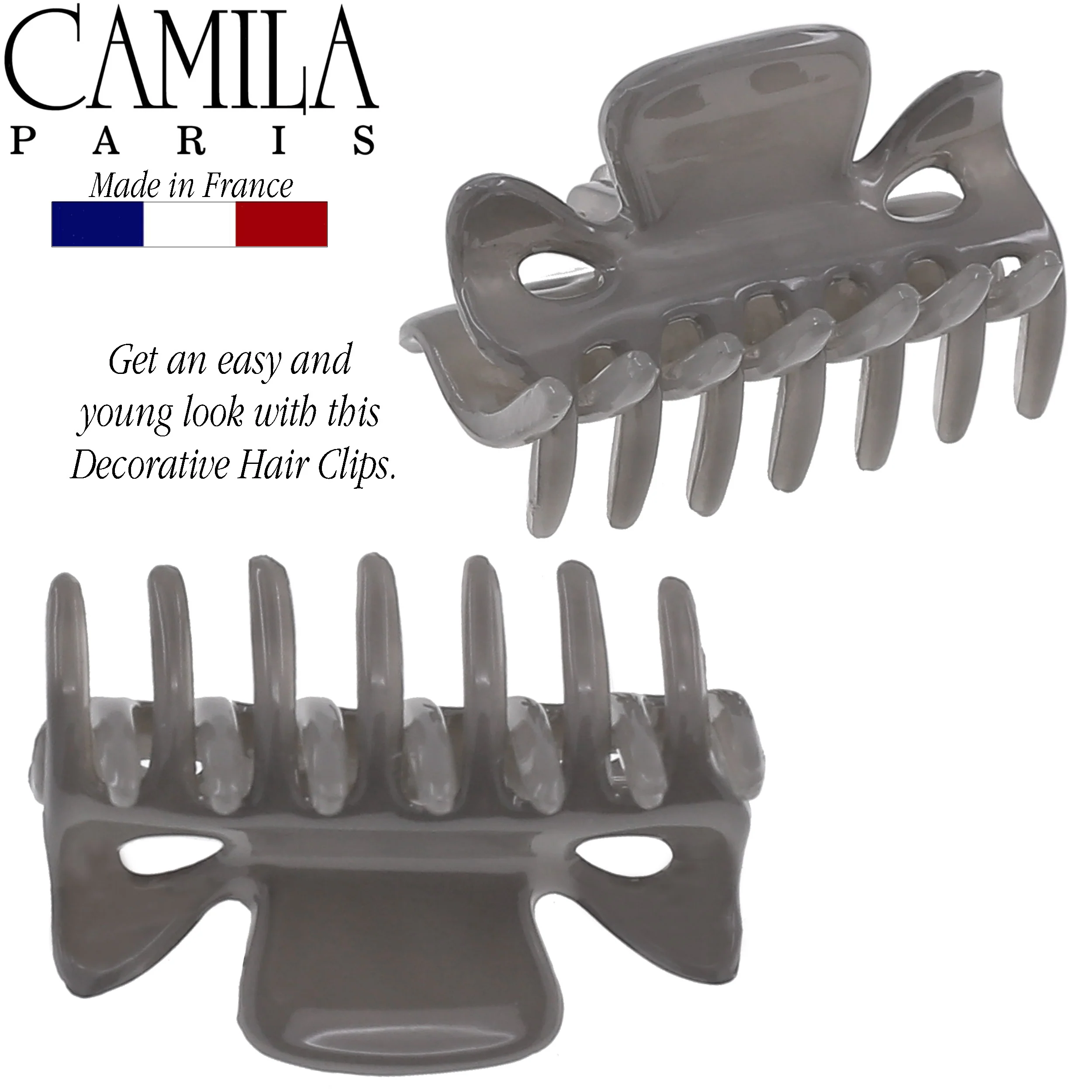 Camila Paris Classic Elizabeth Hair Clip Pair - Image 19