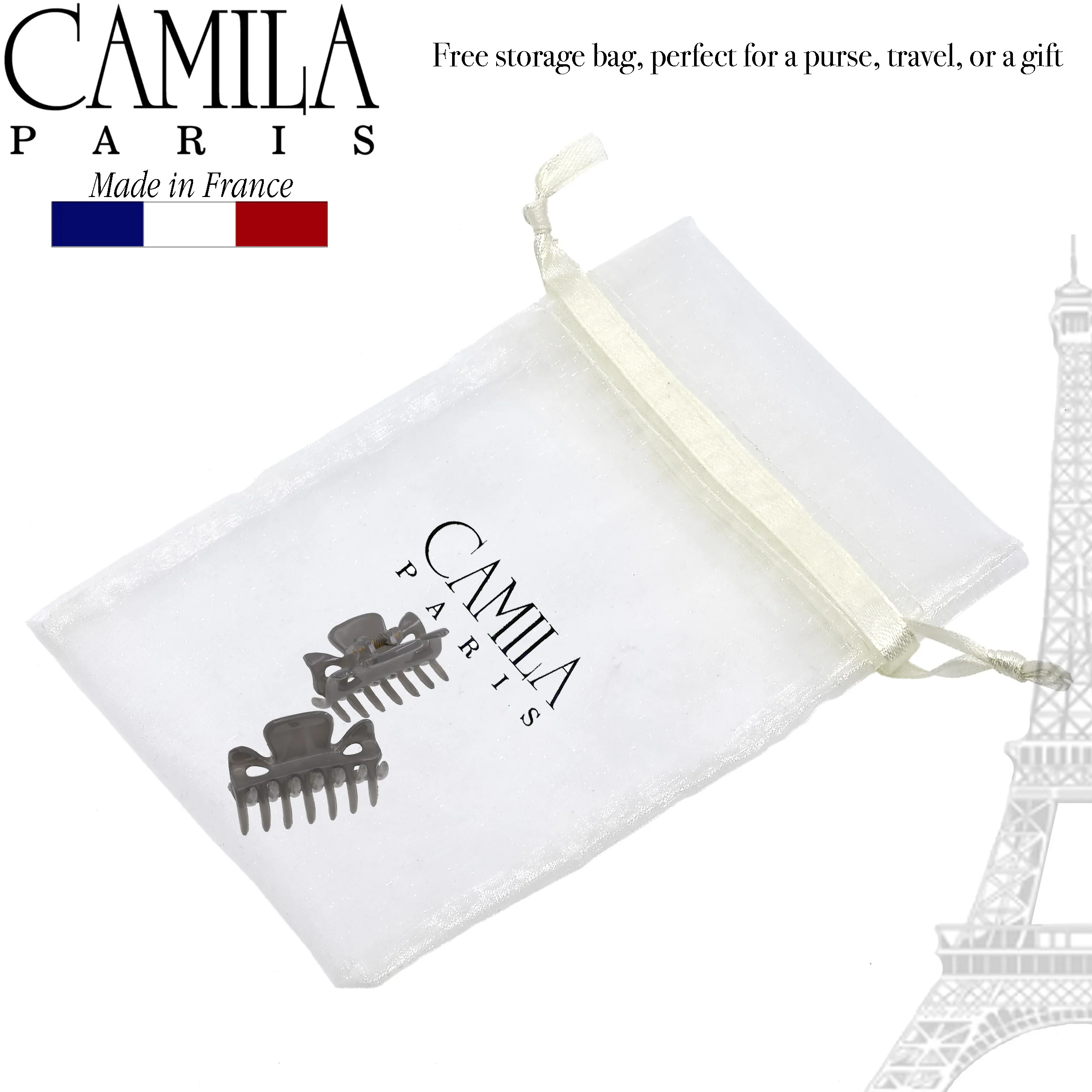 Camila Paris Classic Elizabeth Hair Clip Pair - Image 20