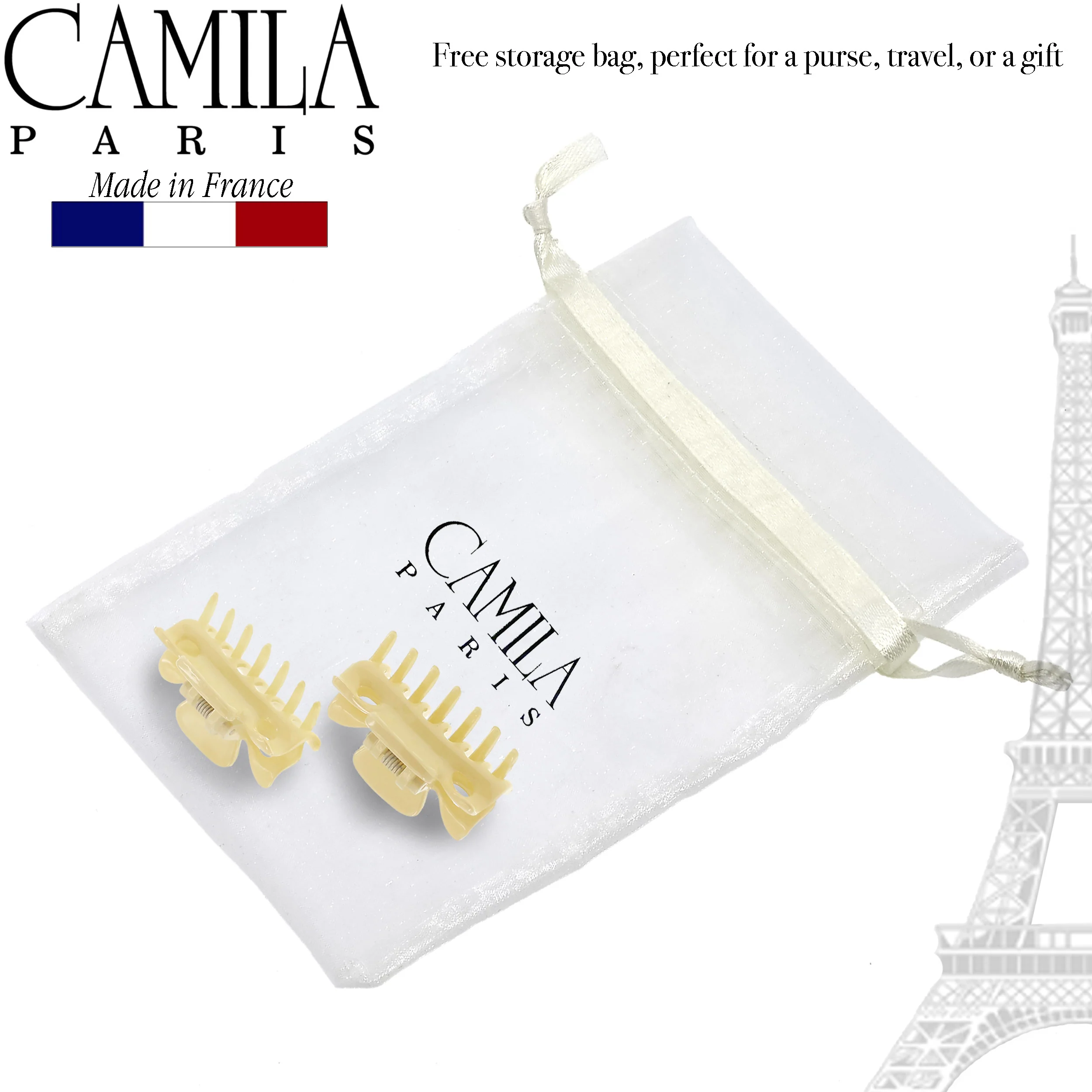 Camila Paris Classic Elizabeth Hair Clip Pair - Image 24