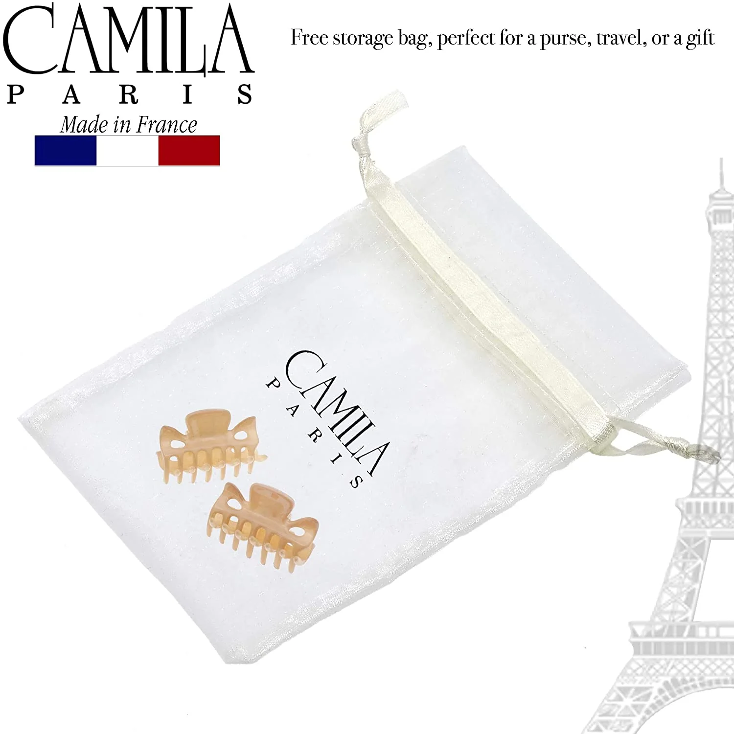 Camila Paris Classic Elizabeth Hair Clip Pair - Image 8