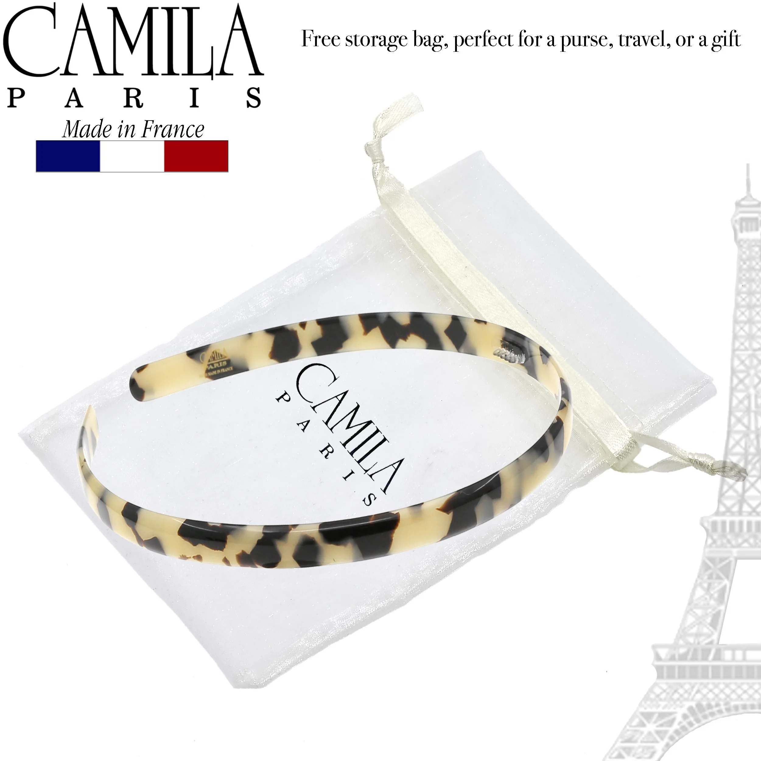 Camila Paris Classic Flat Flexible Headband 0.25" - Image 11