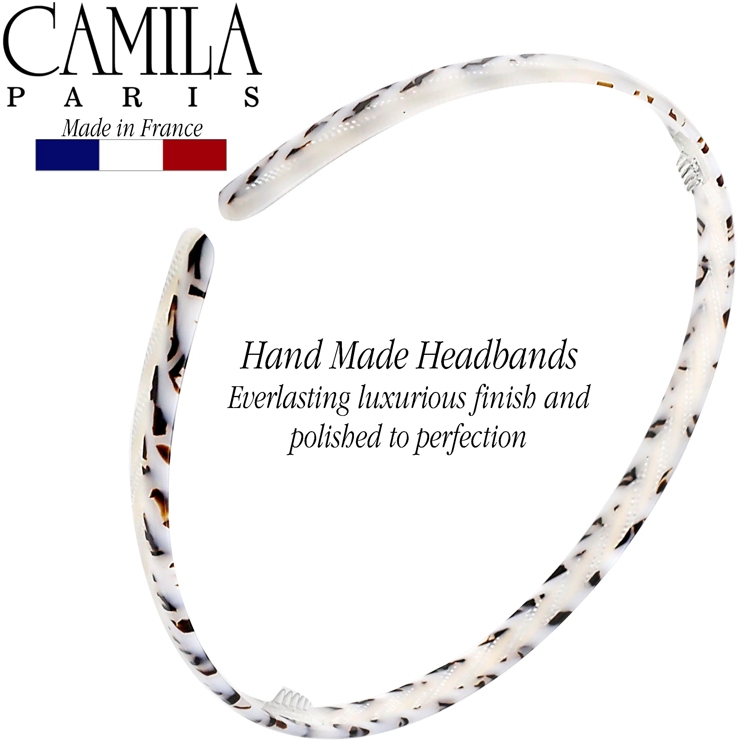 Camila Paris Classic Flat Flexible Headband 0.25" - Image 15
