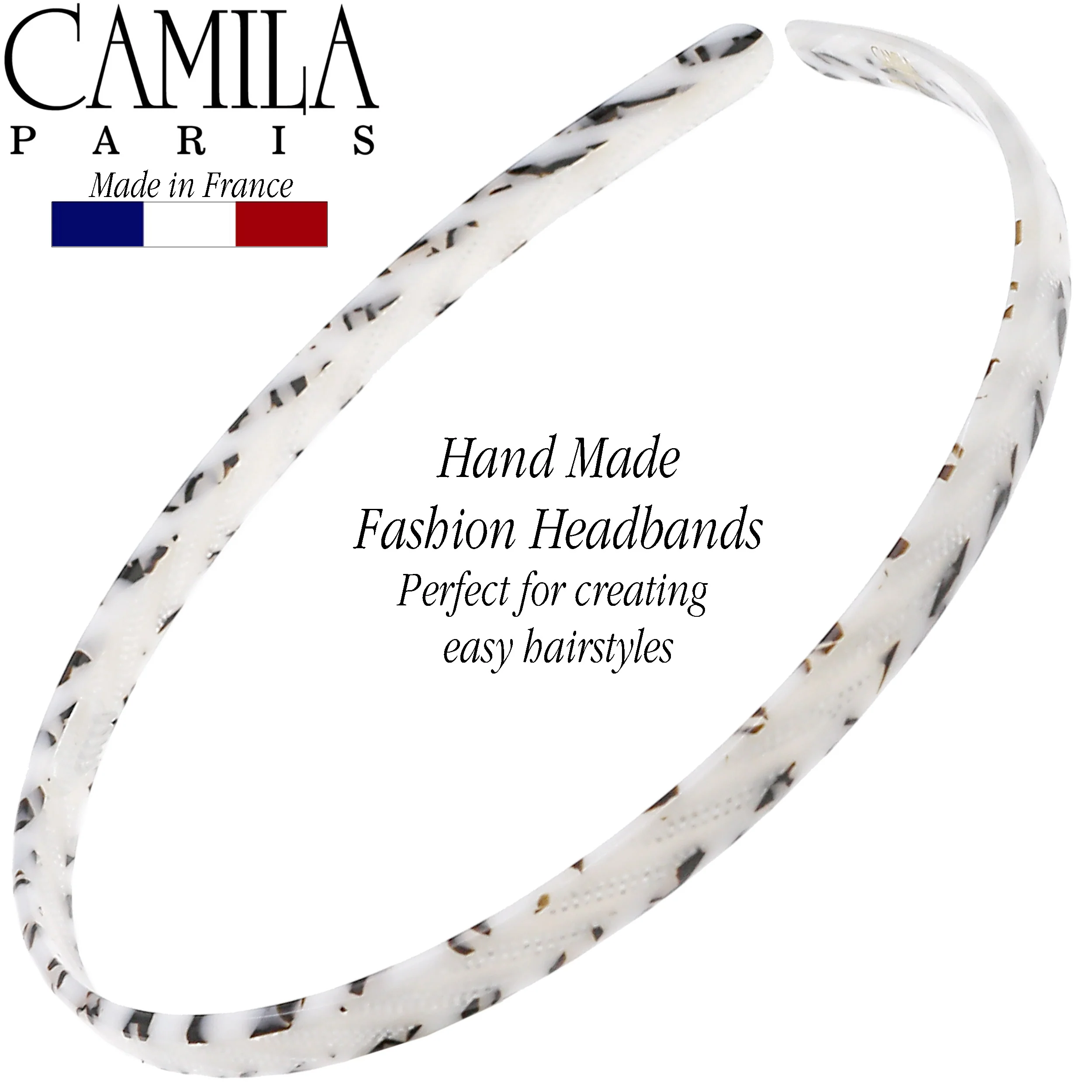 Camila Paris Classic Flat Flexible Headband 0.25" - Image 16
