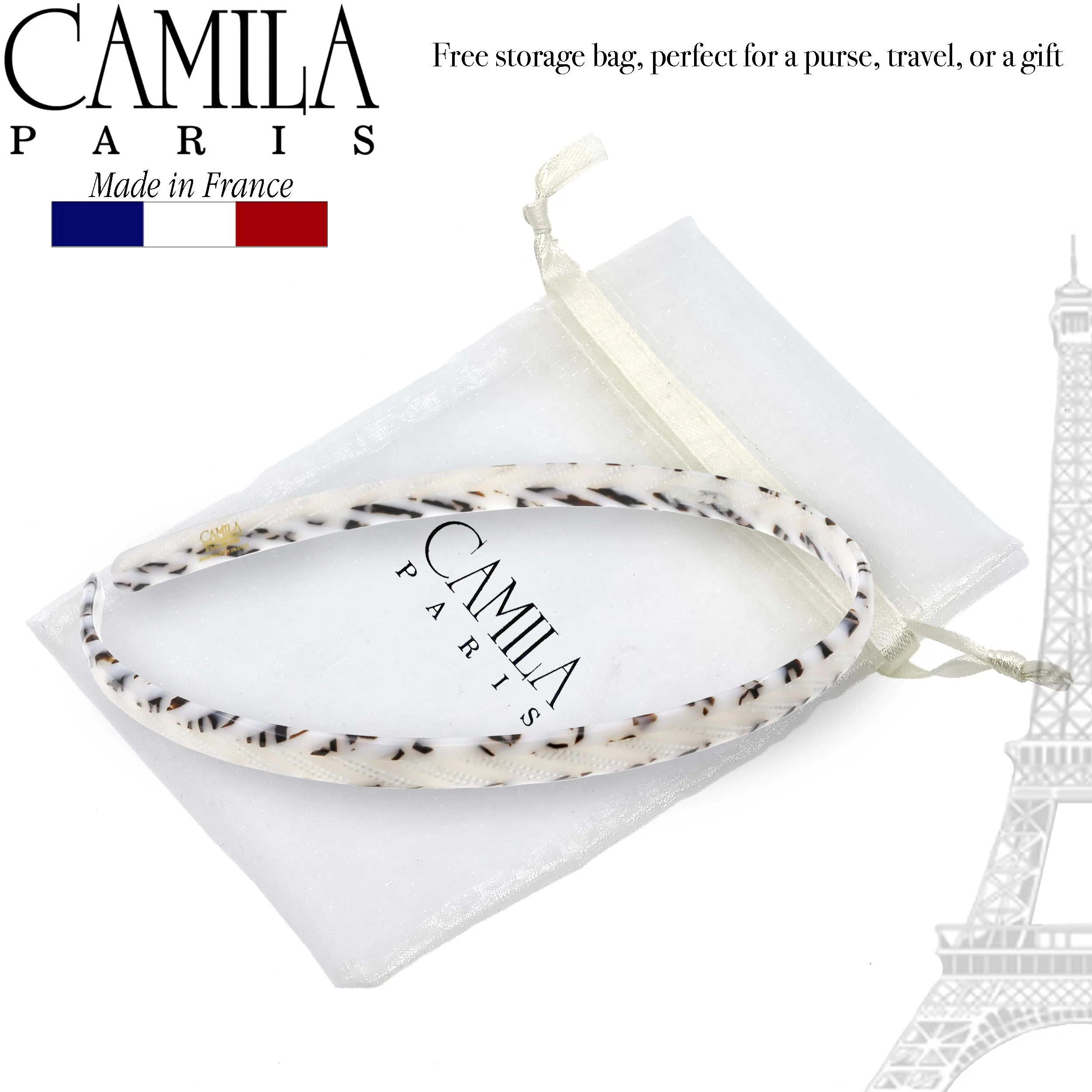 Camila Paris Classic Flat Flexible Headband 0.25" - Image 17