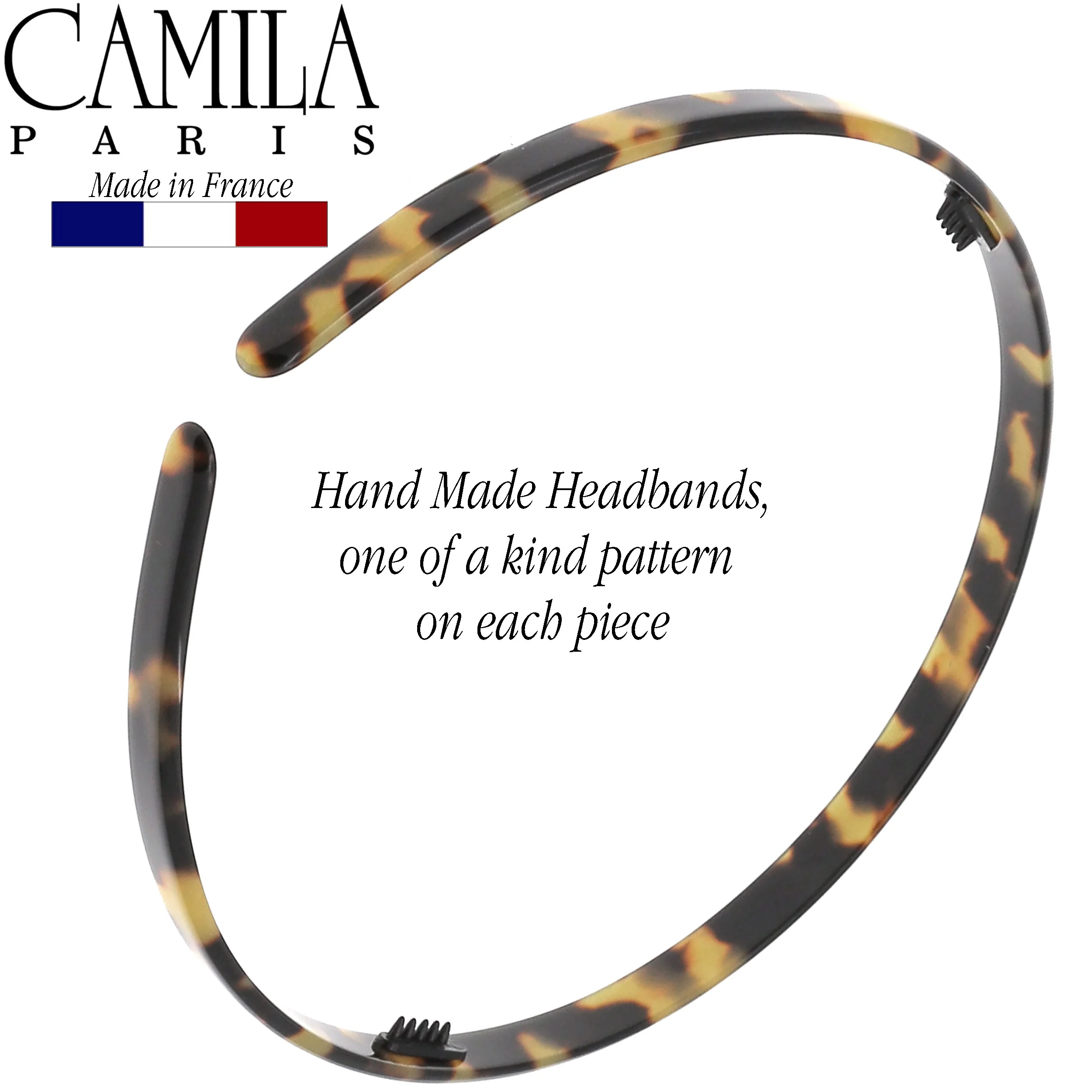 Camila Paris Classic Flat Flexible Headband 0.25" - Image 3