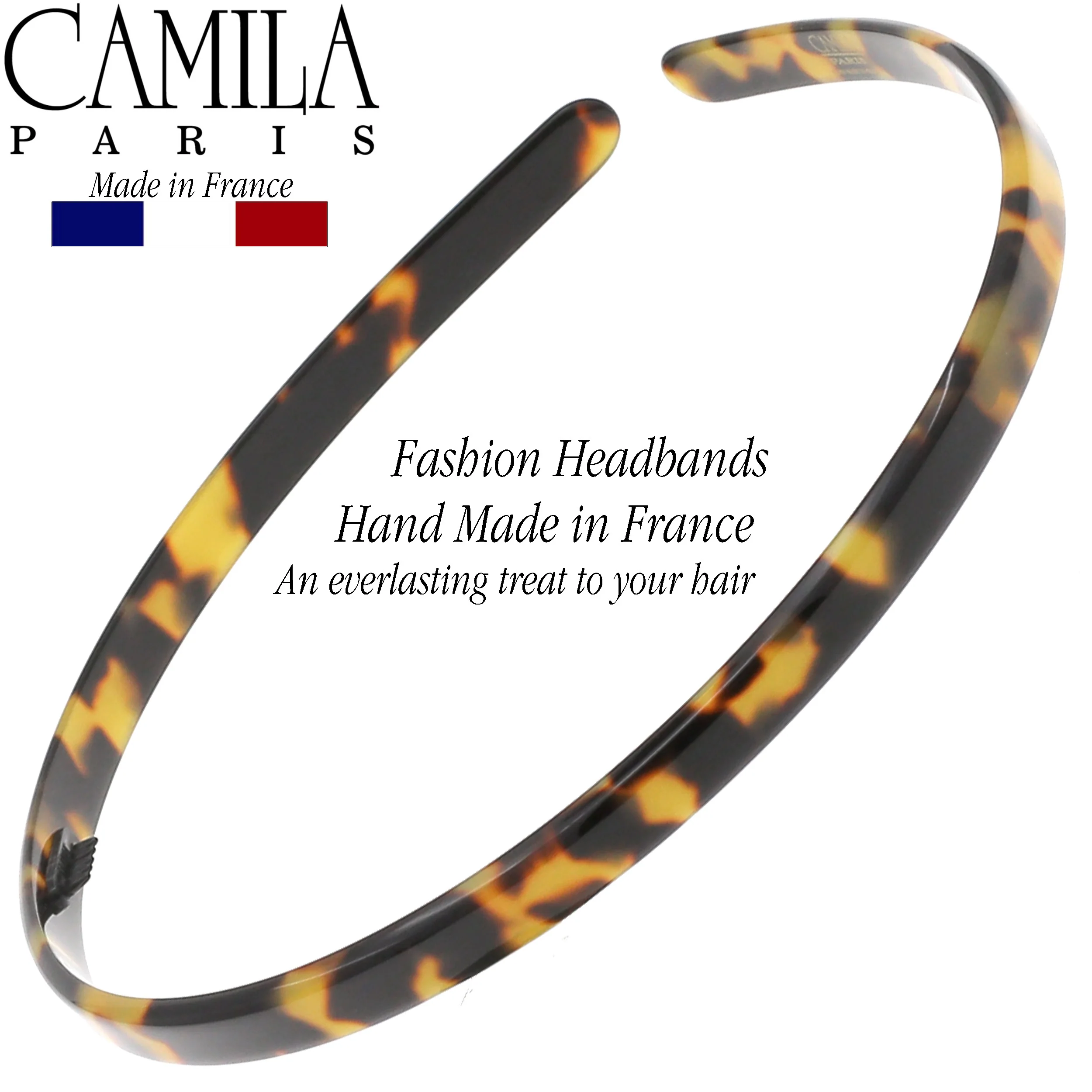 Camila Paris Classic Flat Flexible Headband 0.25" - Image 4