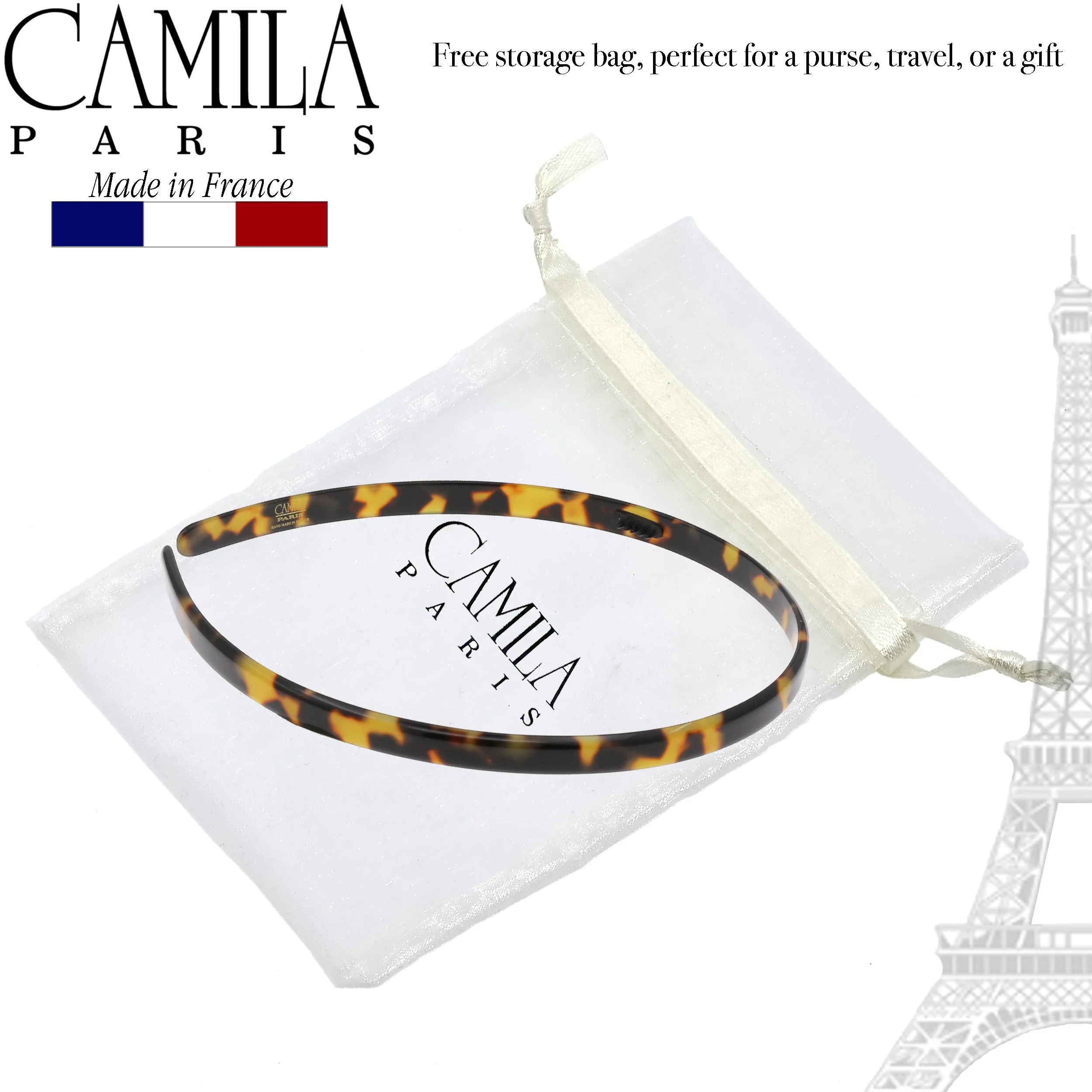 Camila Paris Classic Flat Flexible Headband 0.25" - Image 5