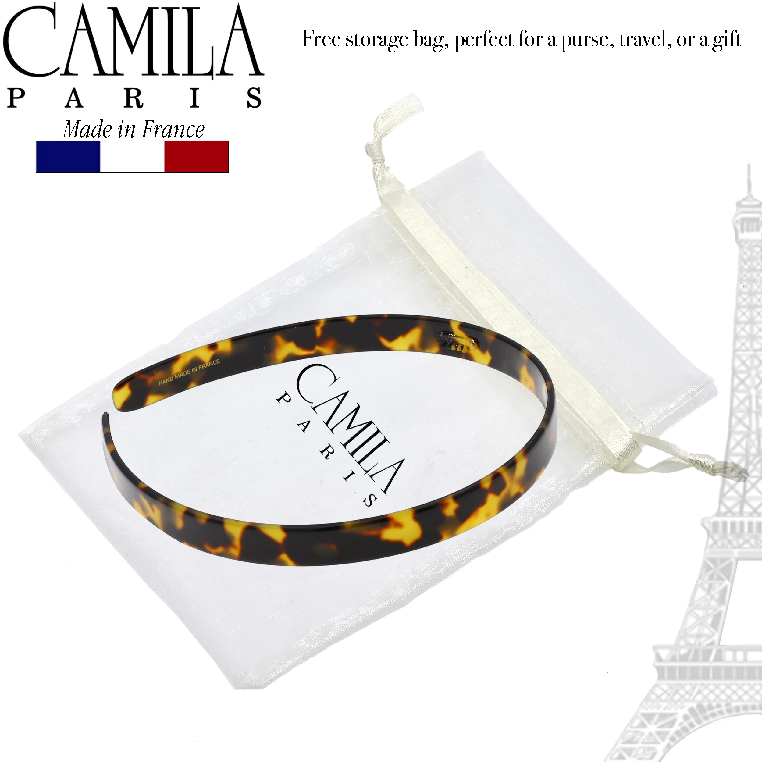 Camila Paris Classic Flat Flexible Headband 0.5" - Image 12