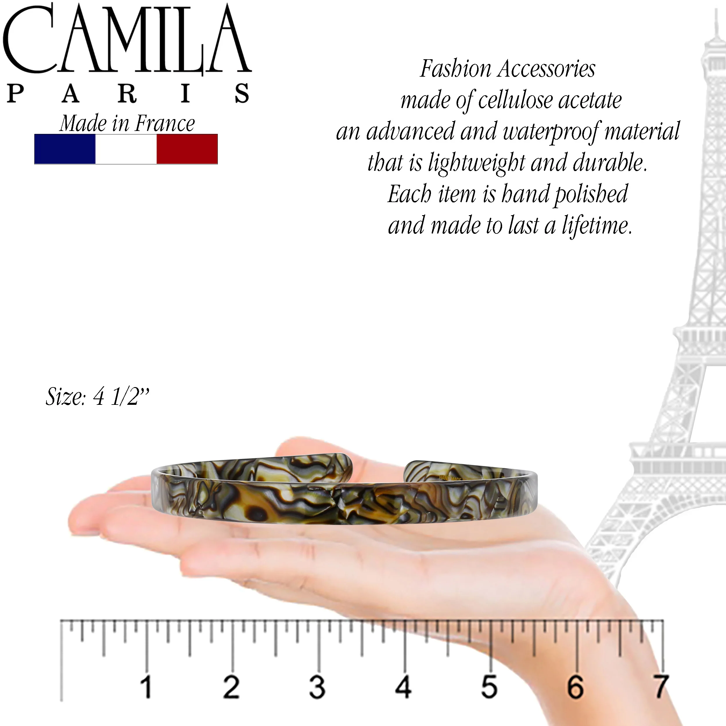 Camila Paris Classic Flat Flexible Headband 0.5" - Image 14