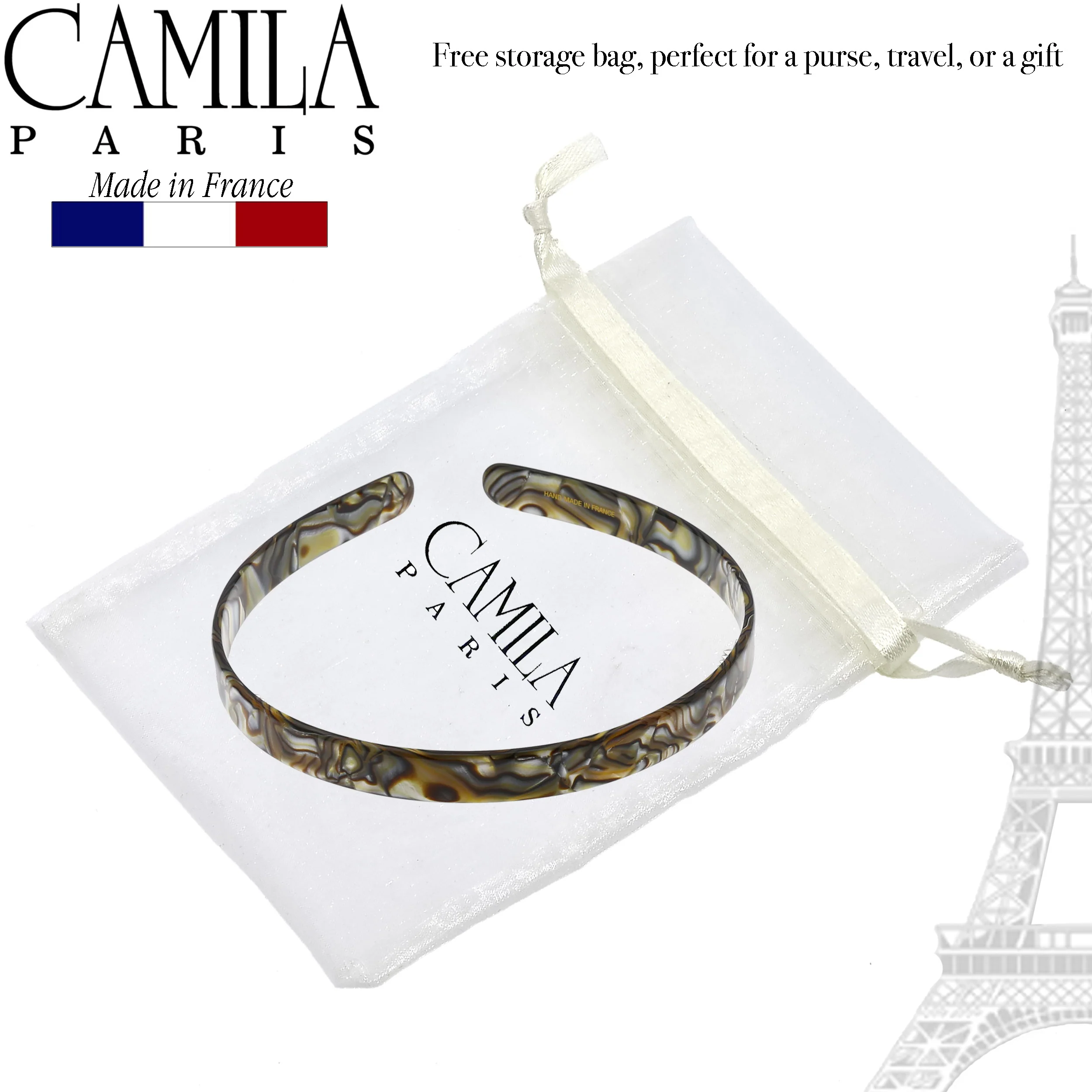 Camila Paris Classic Flat Flexible Headband 0.5" - Image 16