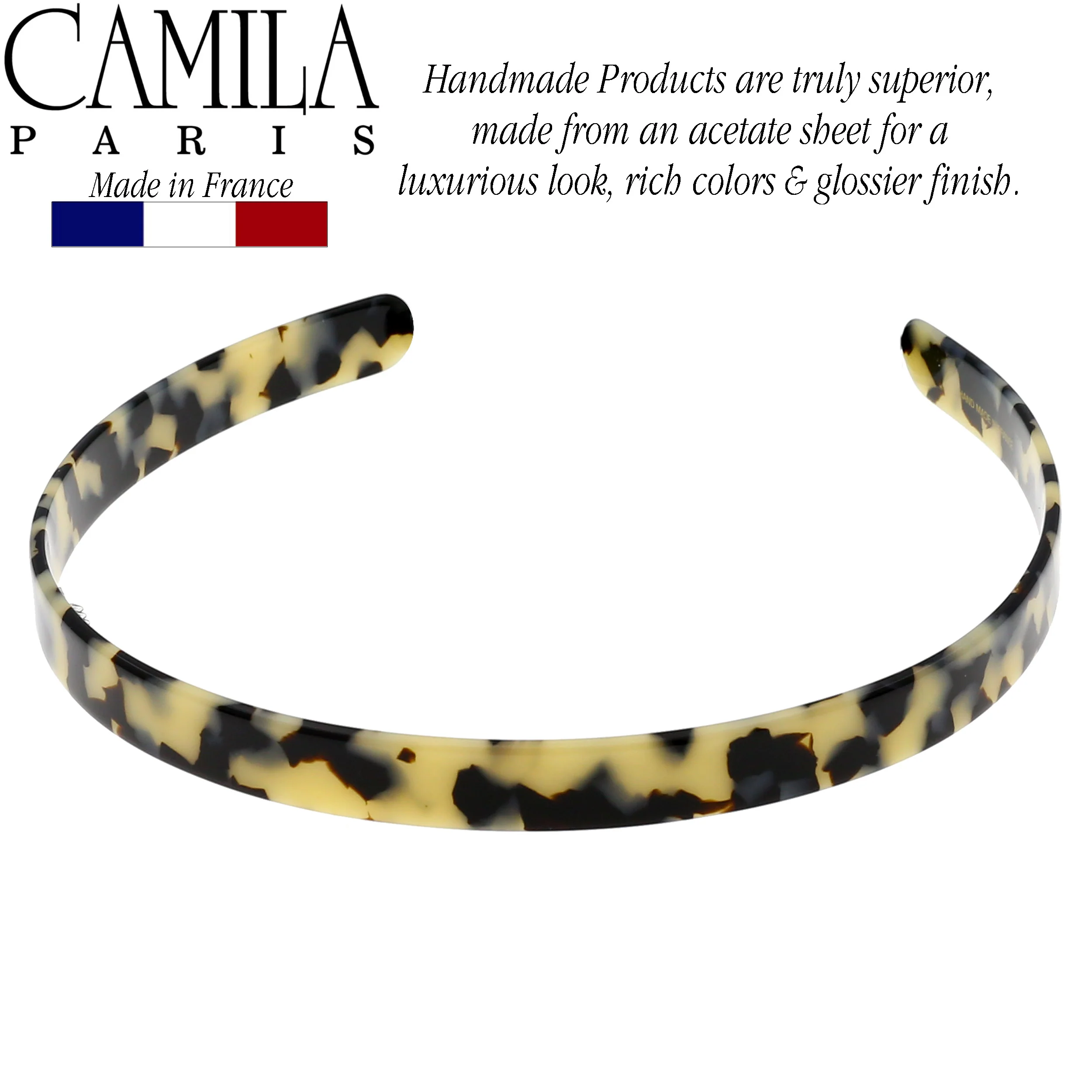 Camila Paris Classic Flat Flexible Headband 0.5" - Image 3