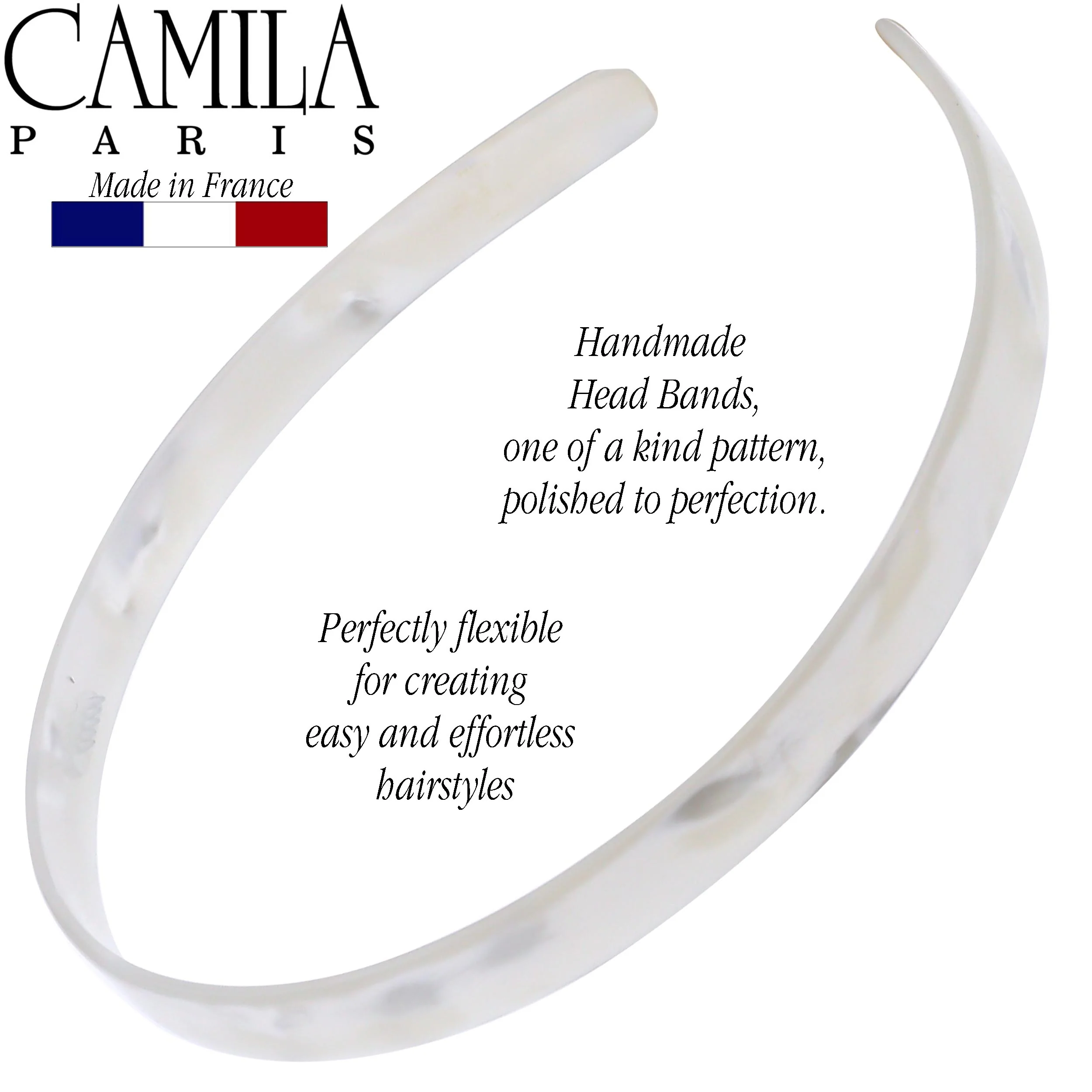 Camila Paris Classic Flat Flexible Headband 0.5" - Image 7