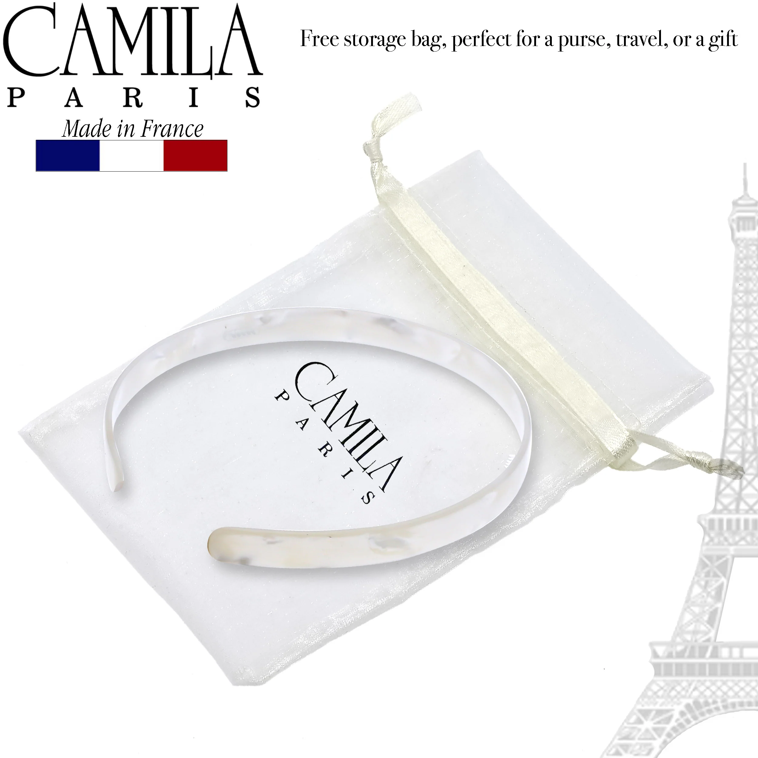 Camila Paris Classic Flat Flexible Headband 0.5" - Image 8