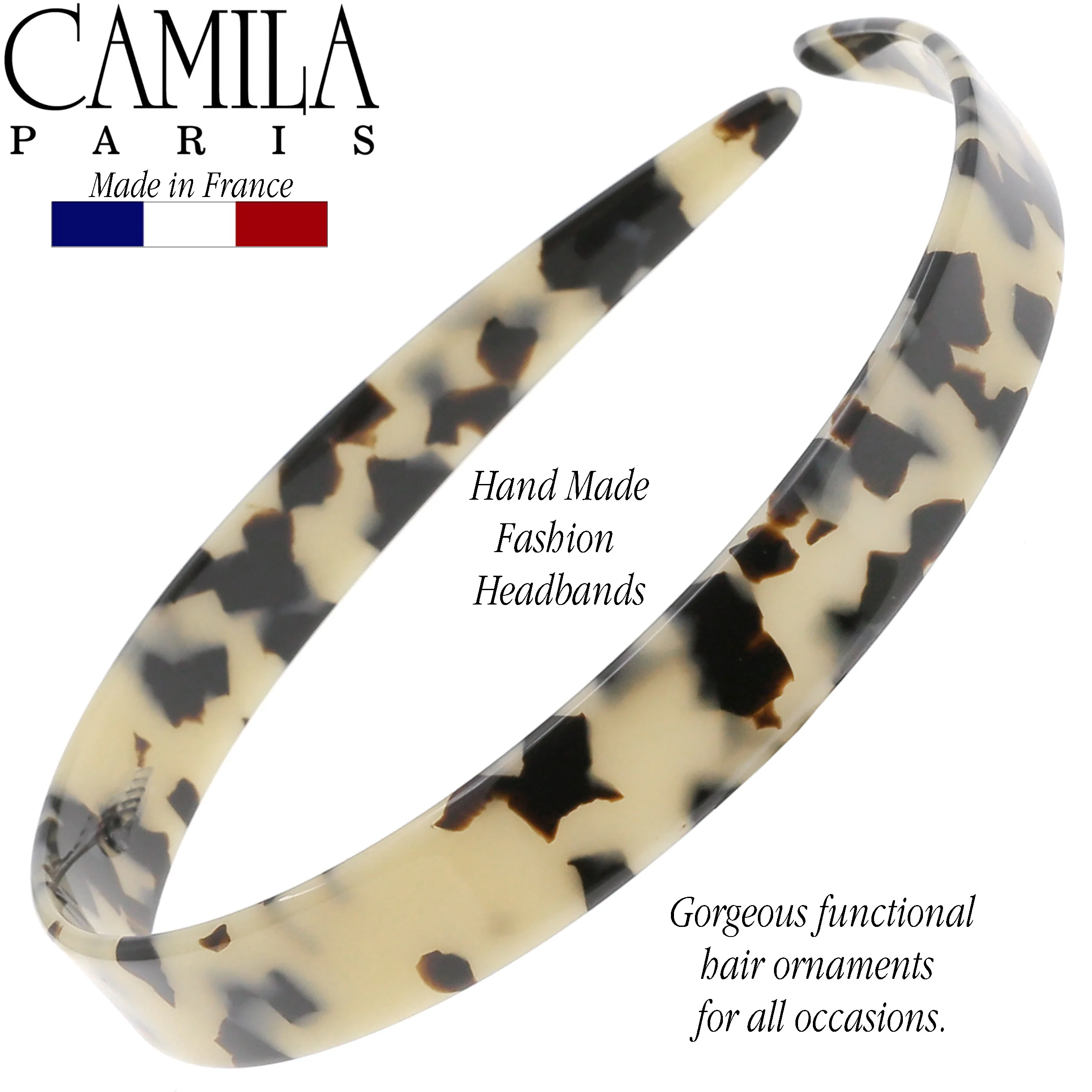 Camila Paris Classic Flat Flexible Headband 0.625" - Image 10
