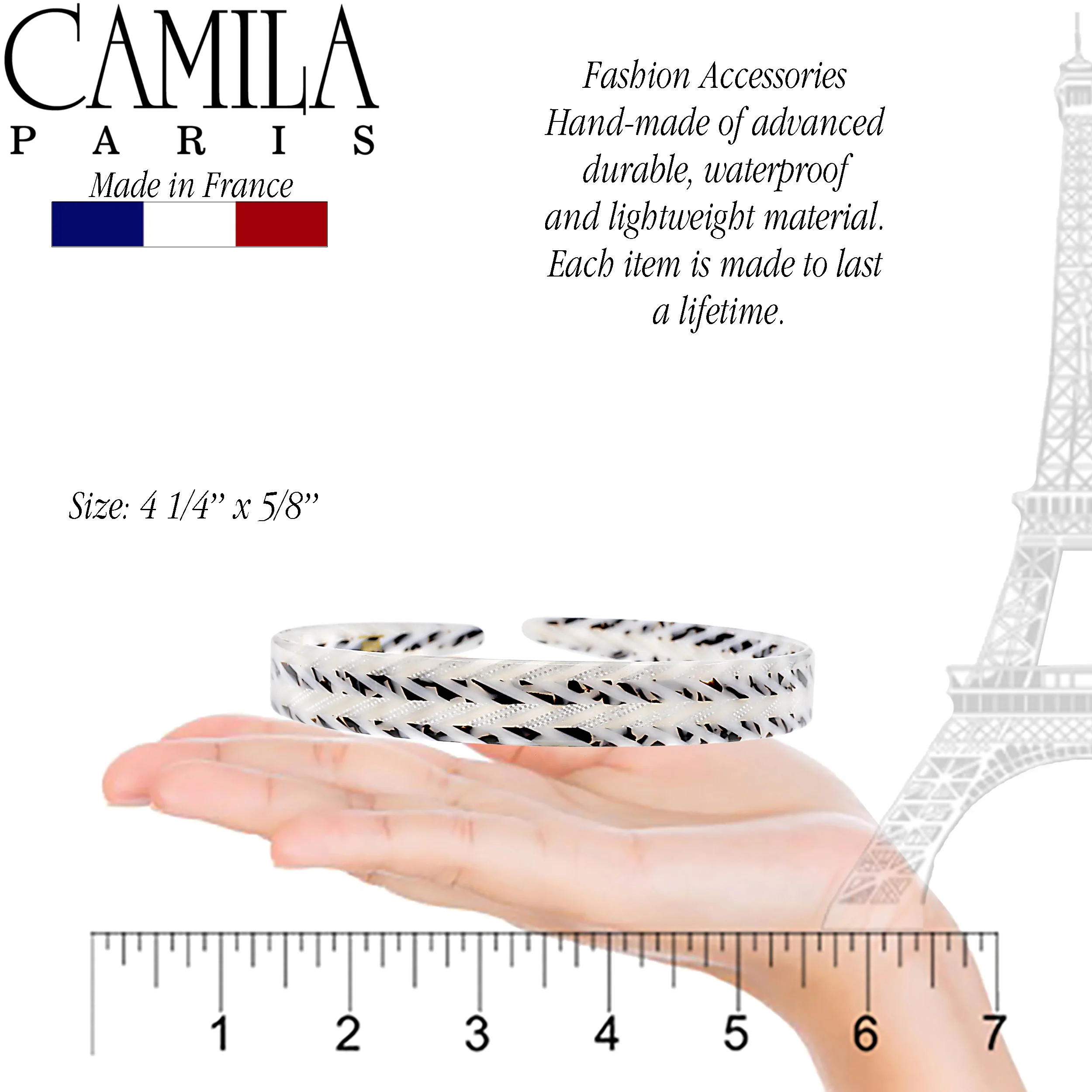 Camila Paris Classic Flat Flexible Headband 0.625" - Image 14
