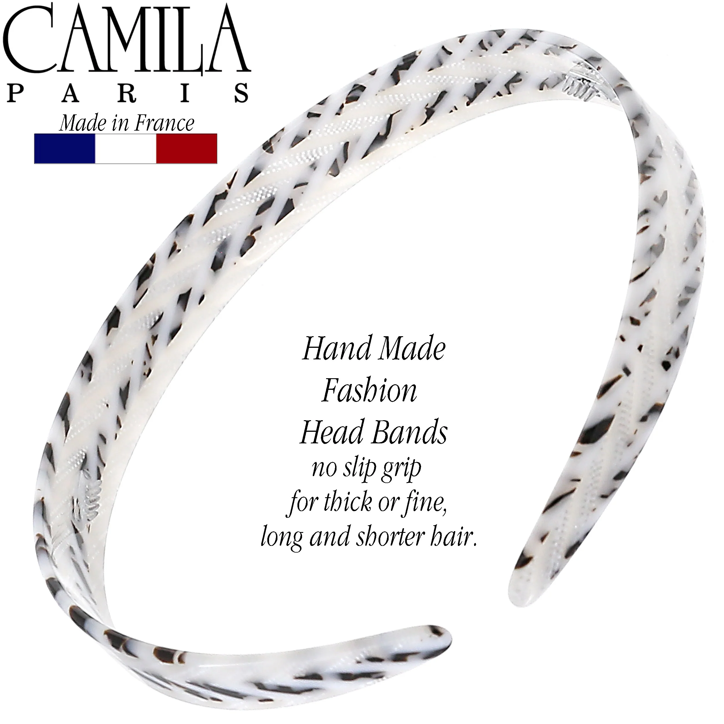 Camila Paris Classic Flat Flexible Headband 0.625" - Image 15