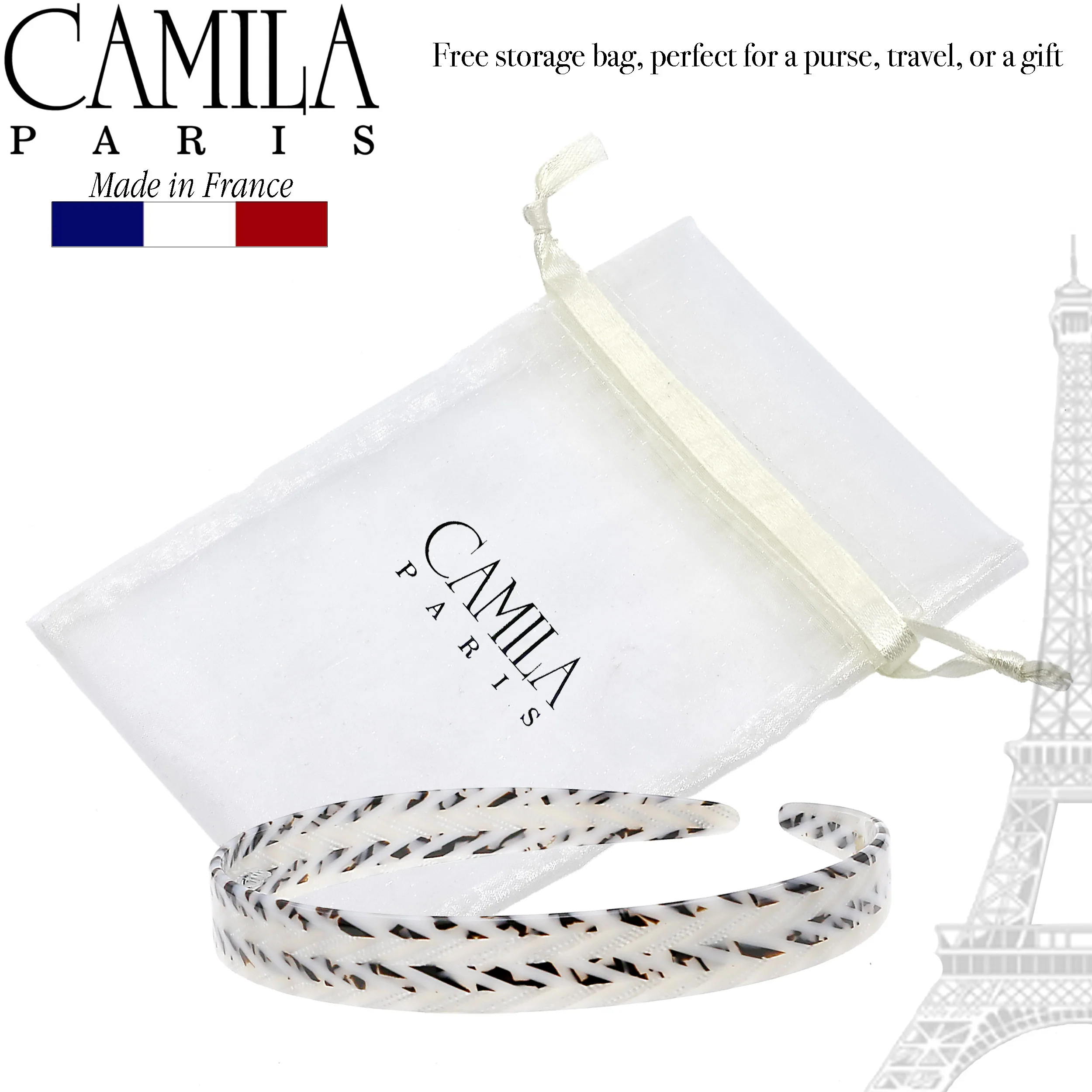 Camila Paris Classic Flat Flexible Headband 0.625" - Image 17