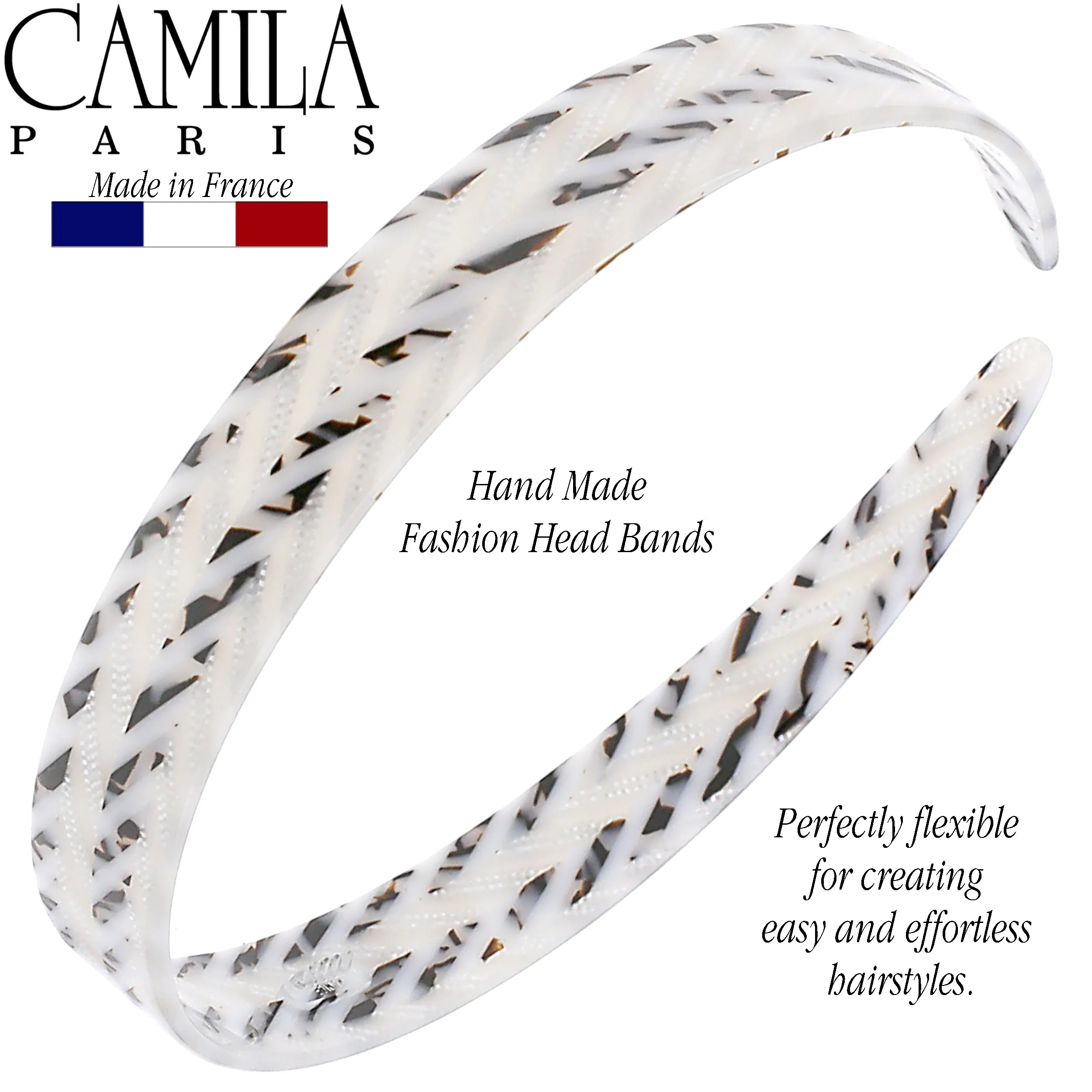 Camila Paris Classic Flat Flexible Headband 0.625" - Image 18