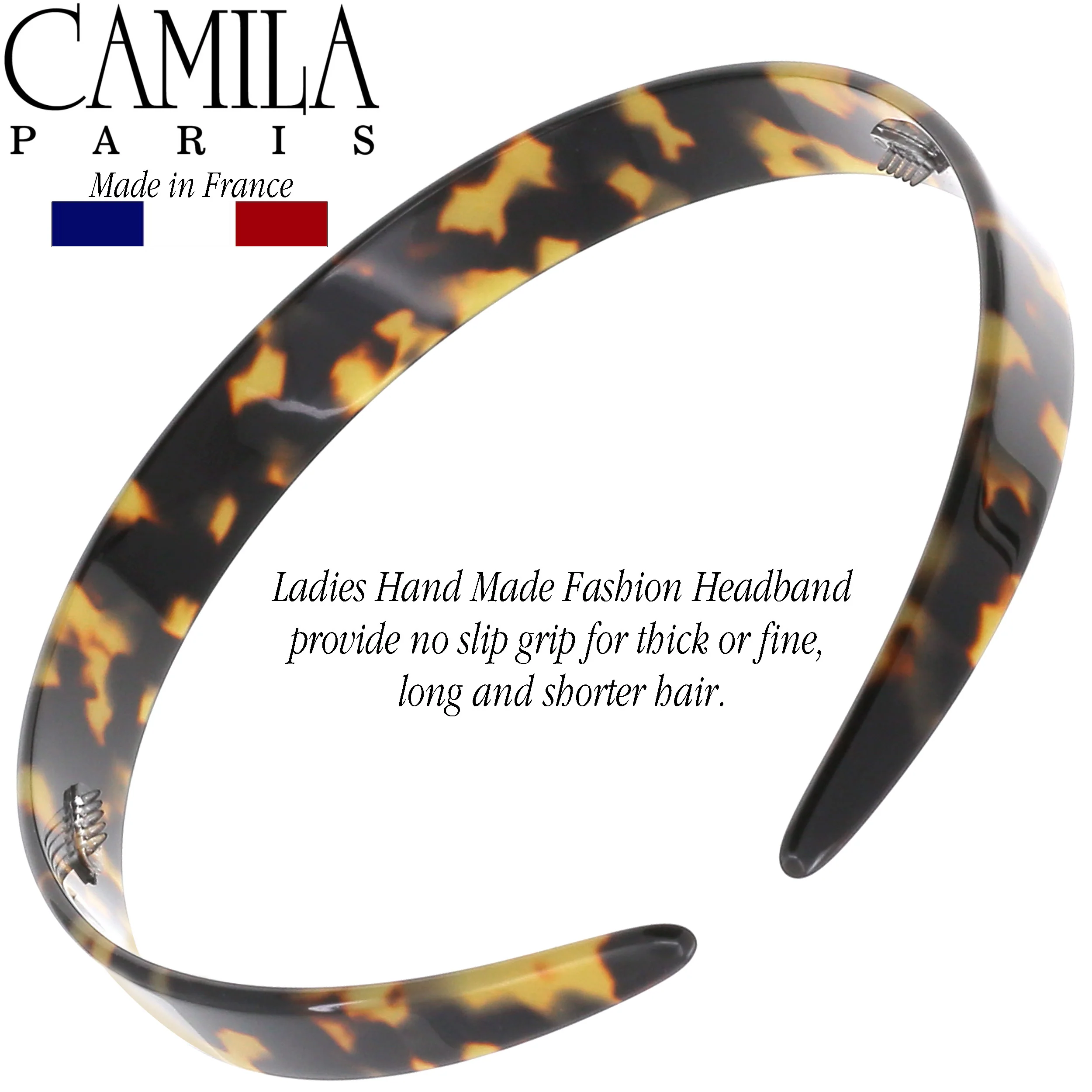 Camila Paris Classic Flat Flexible Headband 0.625" - Image 3