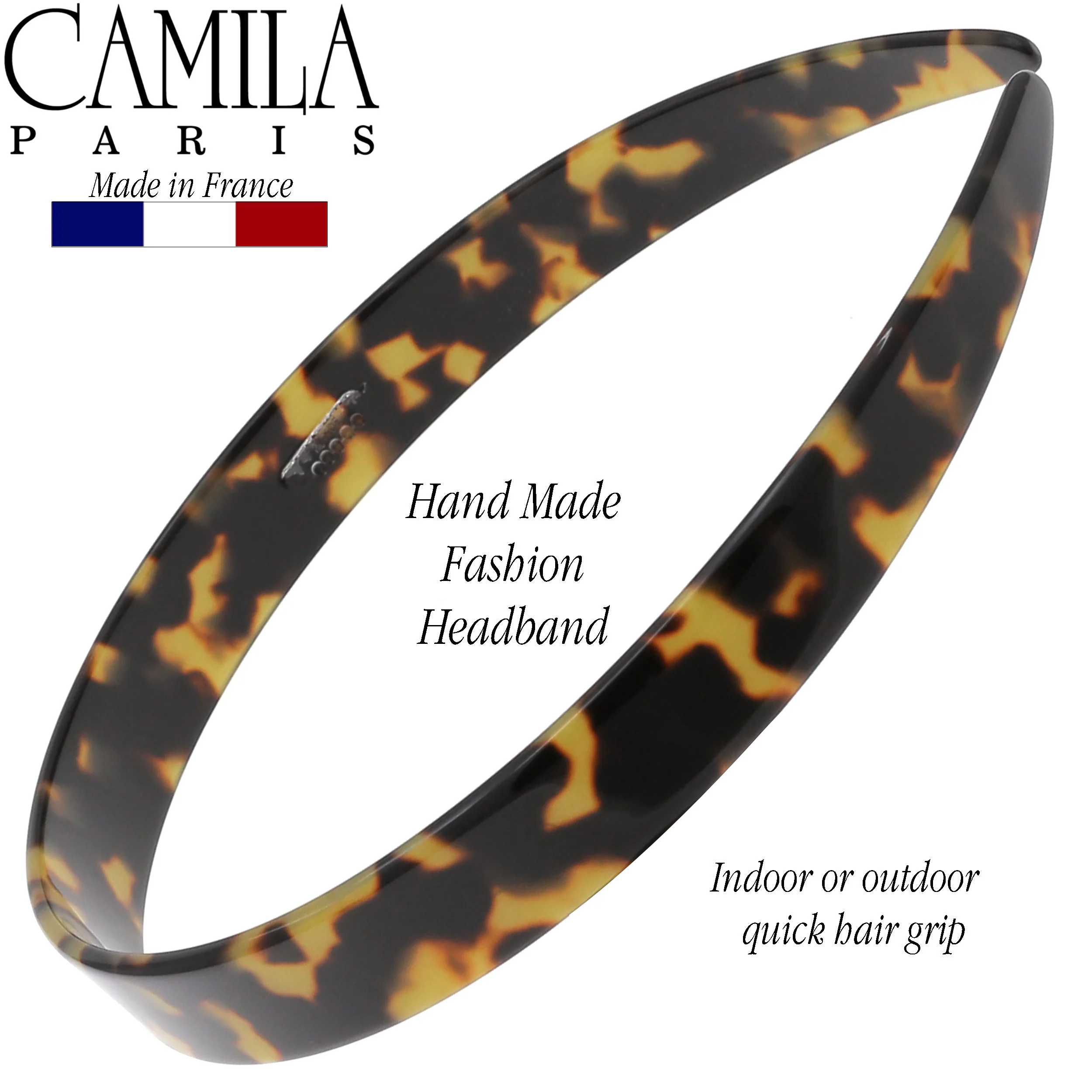 Camila Paris Classic Flat Flexible Headband 0.625" - Image 4