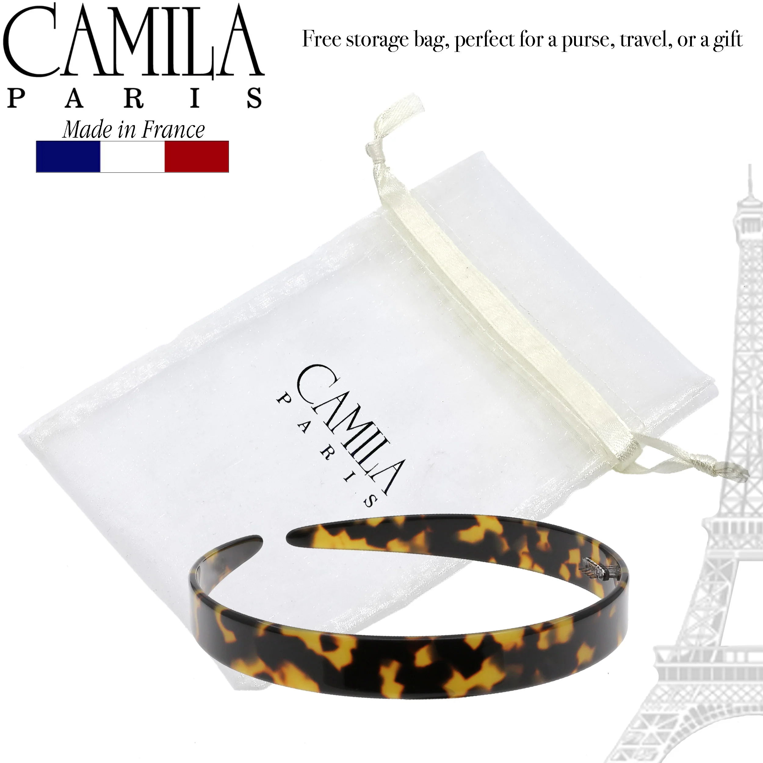 Camila Paris Classic Flat Flexible Headband 0.625" - Image 5