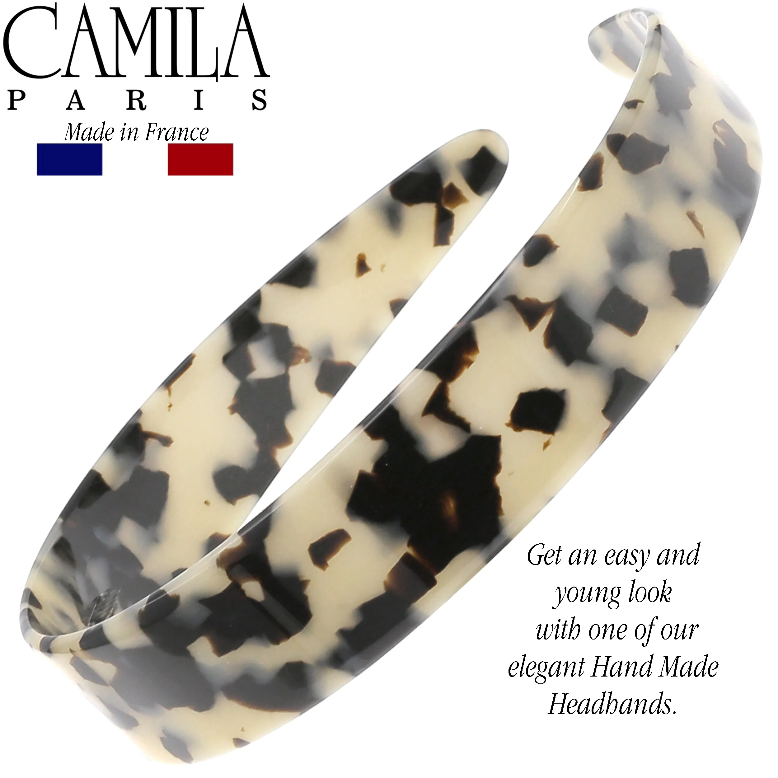 Camila Paris Classic Flat Flexible Headband 1" - Image 10