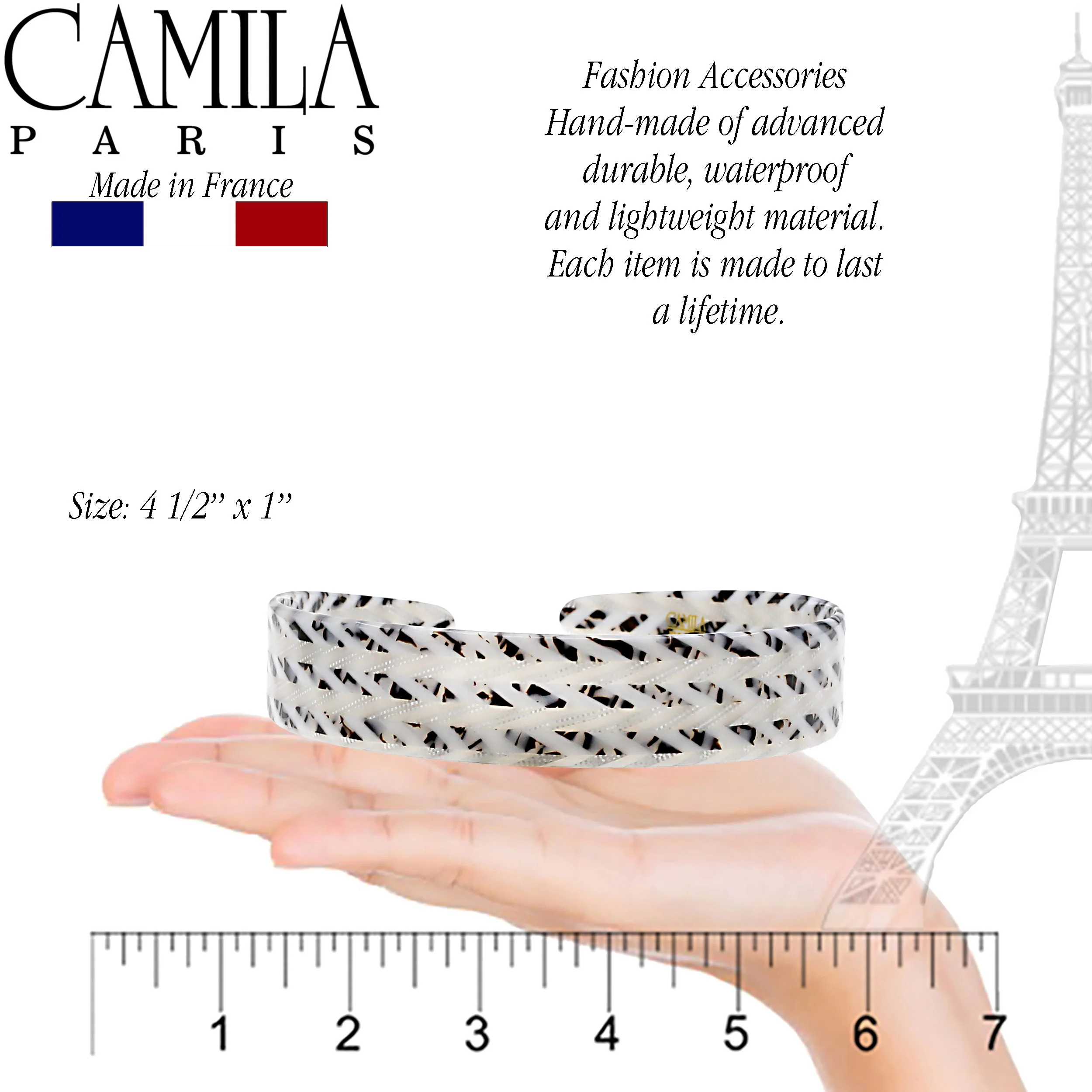 Camila Paris Classic Flat Flexible Headband 1" - Image 14