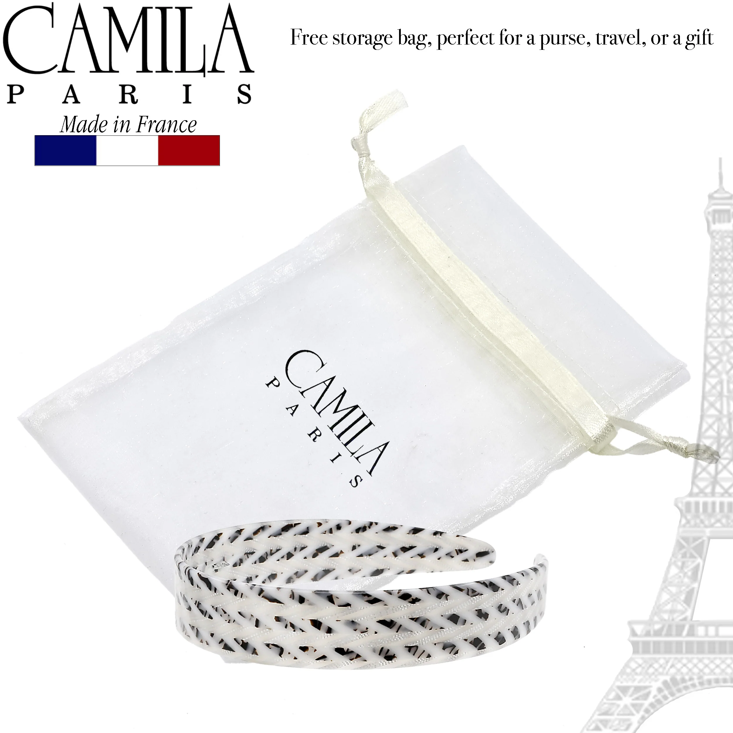 Camila Paris Classic Flat Flexible Headband 1" - Image 17
