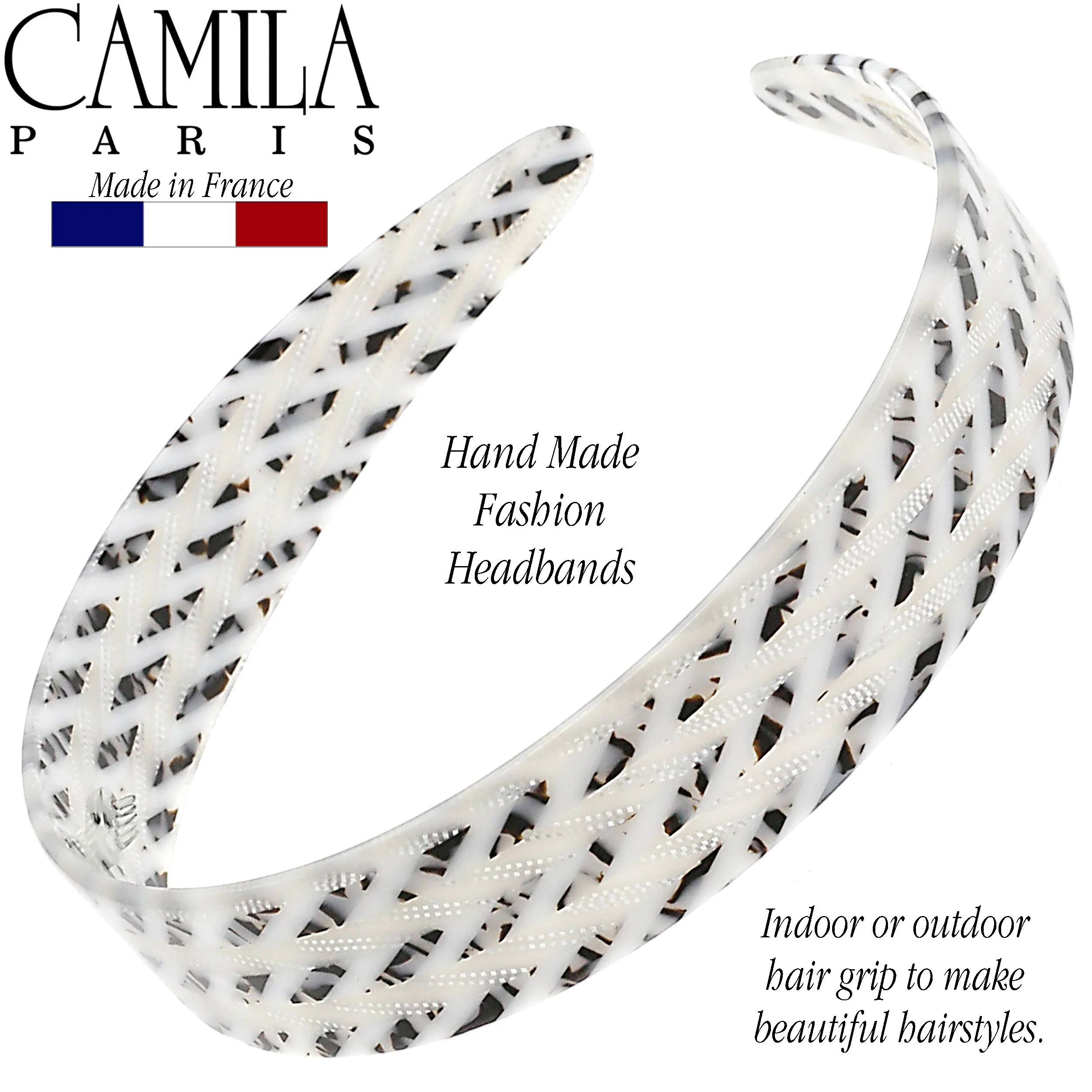 Camila Paris Classic Flat Flexible Headband 1" - Image 18