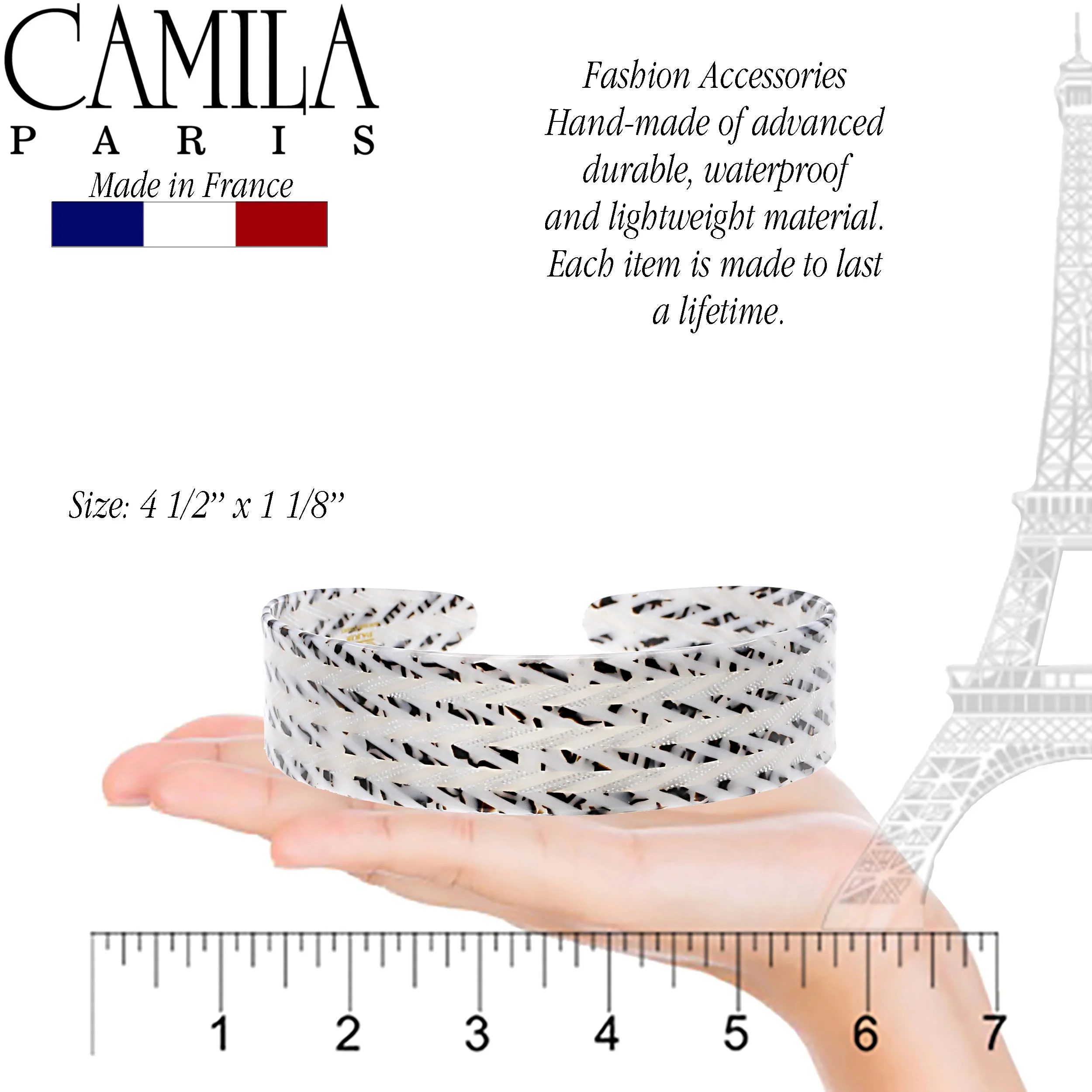 Camila Paris Classic Flat Flexible Headband 1.2" - Image 14