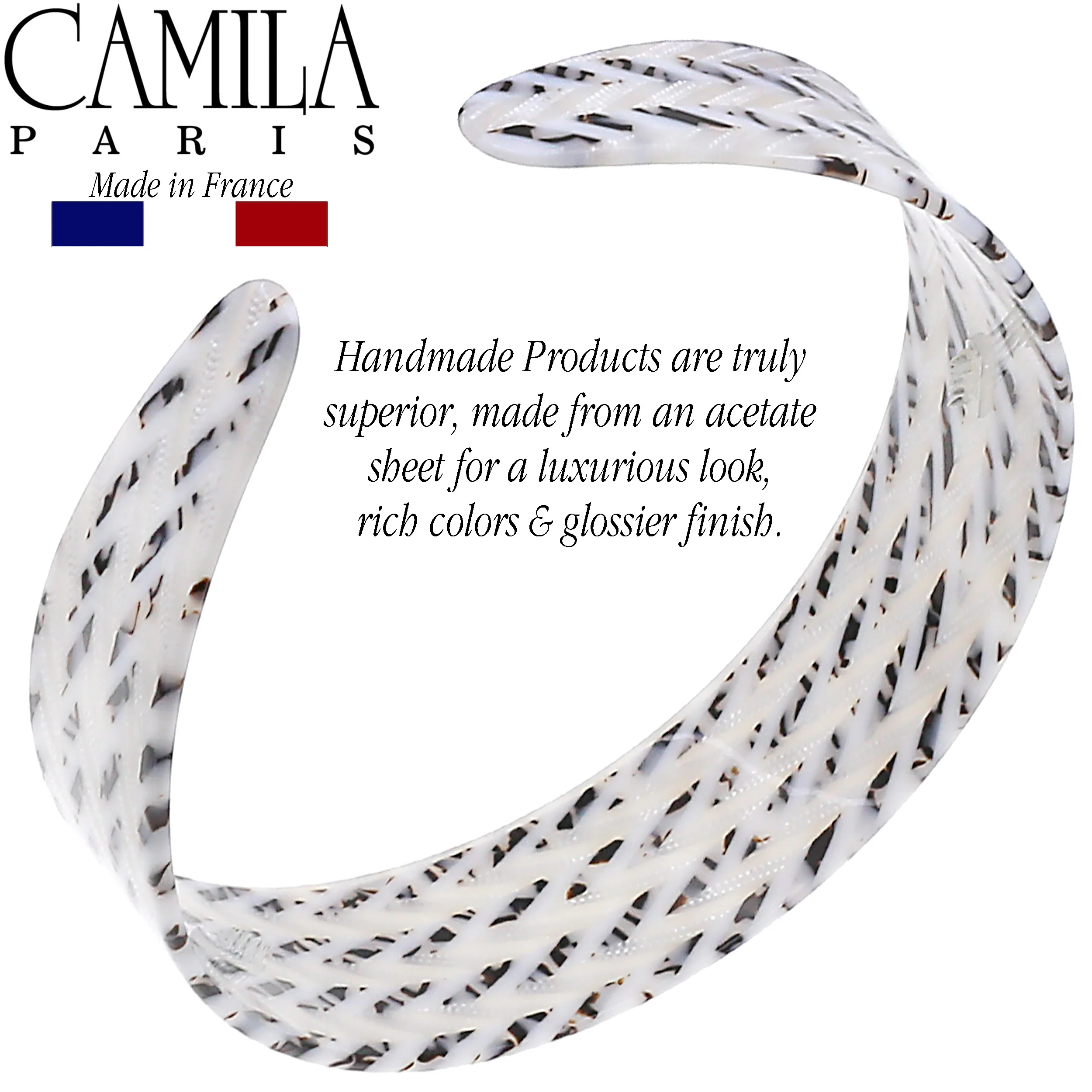 Camila Paris Classic Flat Flexible Headband 1.2" - Image 18