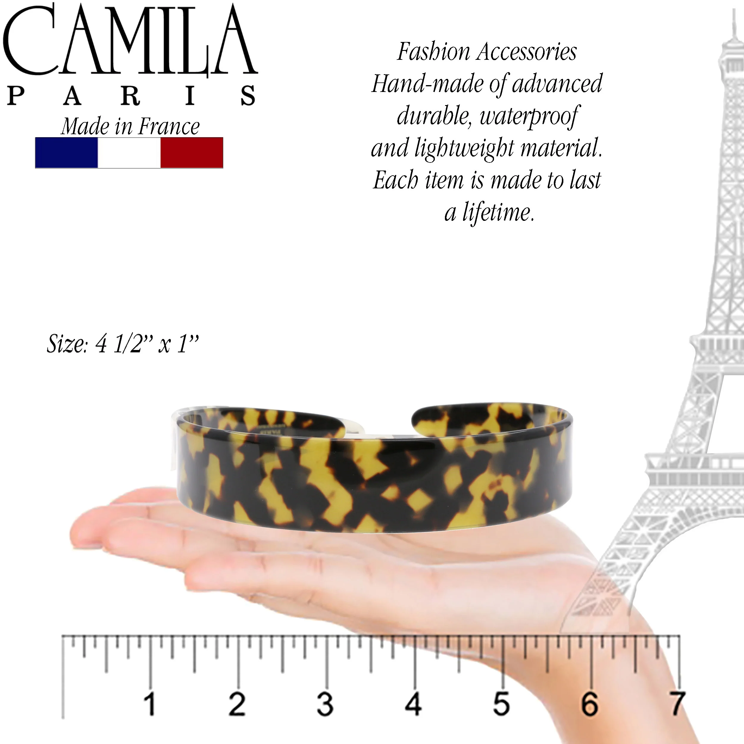Camila Paris Classic Flat Flexible Headband 1" - Image 2