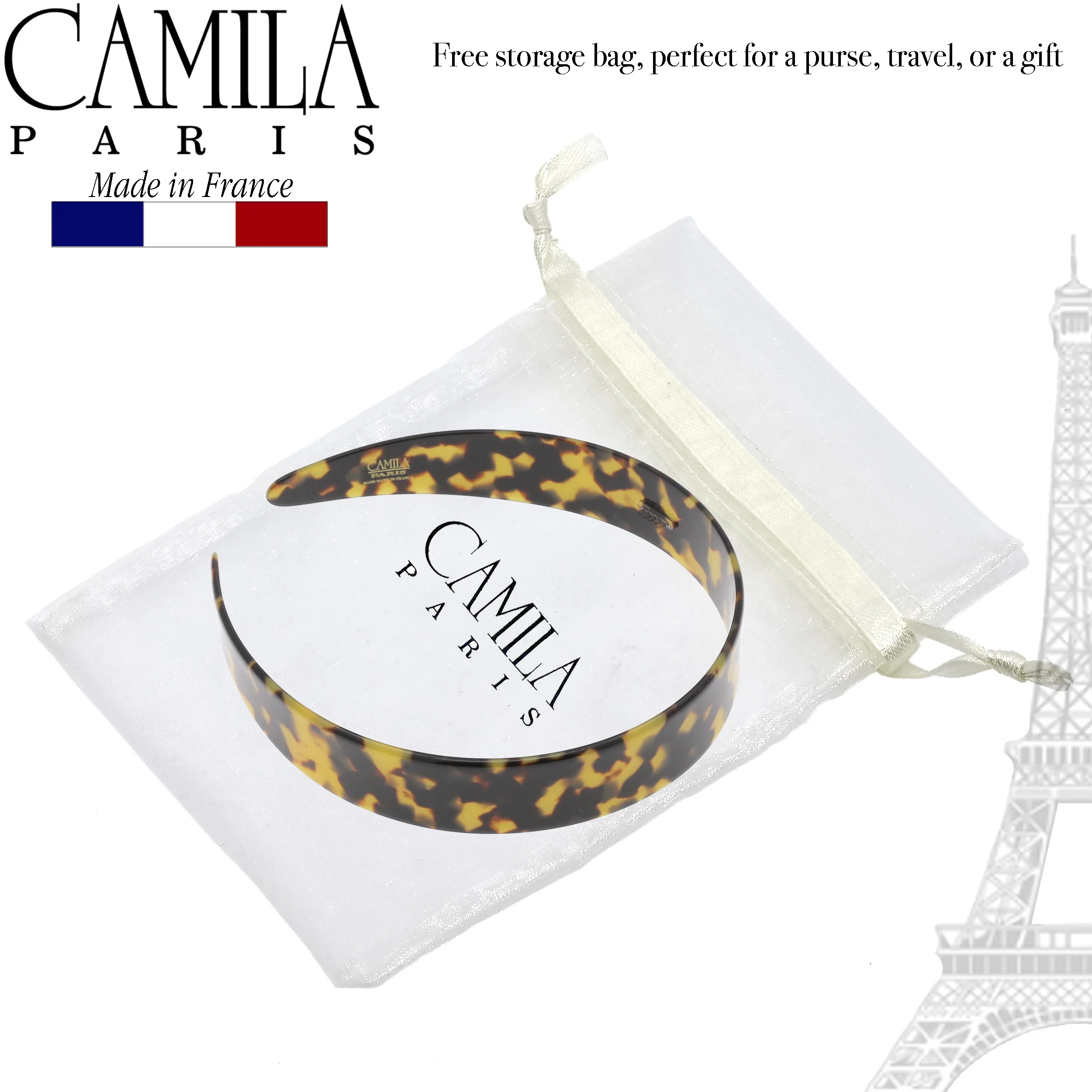 Camila Paris Classic Flat Flexible Headband 1" - Image 5