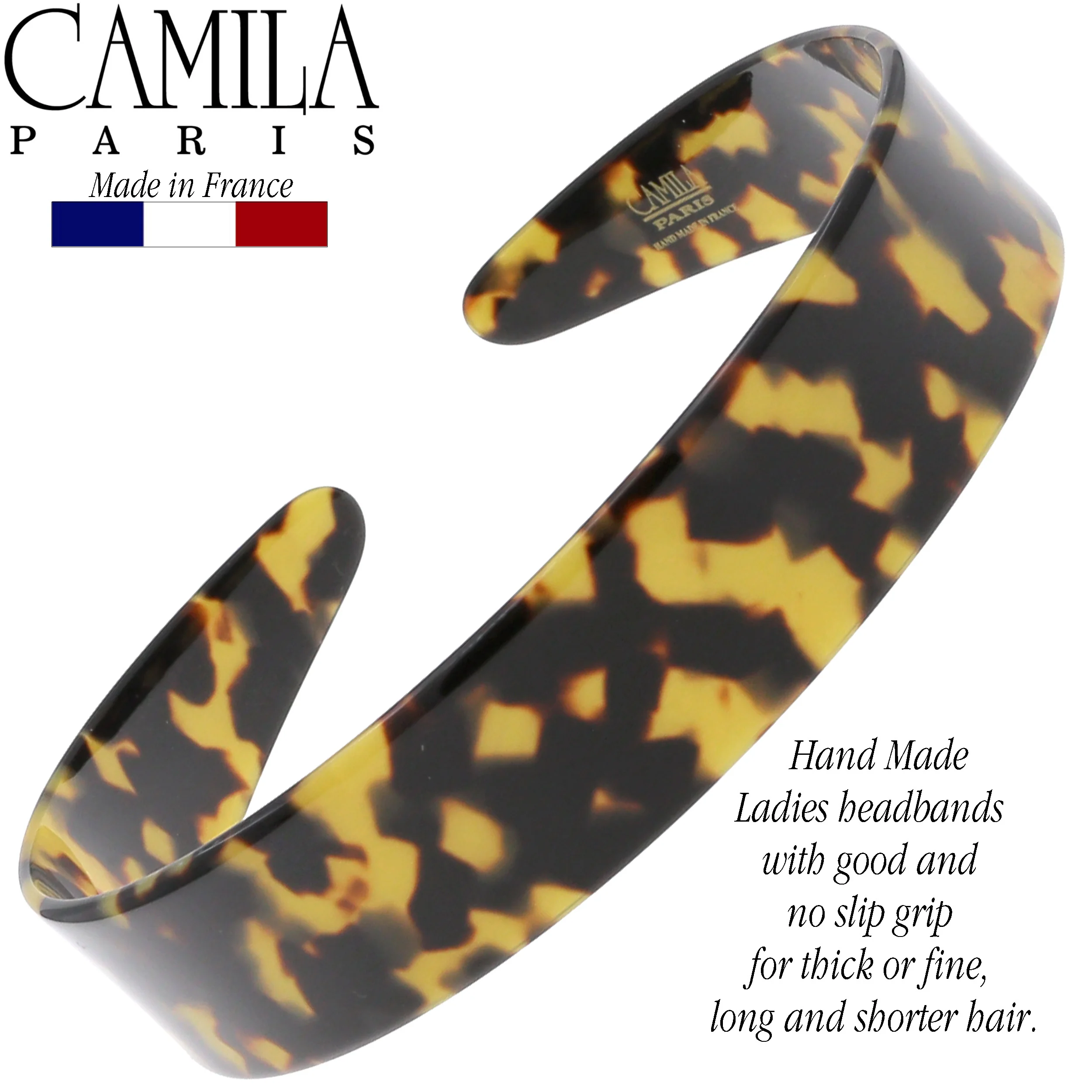 Camila Paris Classic Flat Flexible Headband 1" - Image 6