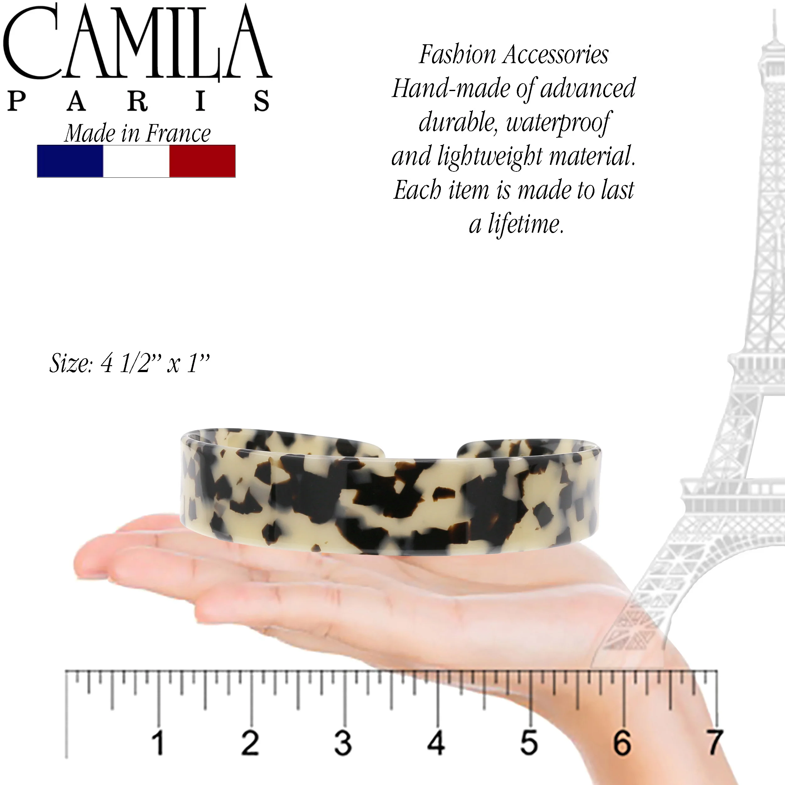 Camila Paris Classic Flat Flexible Headband 1" - Image 8