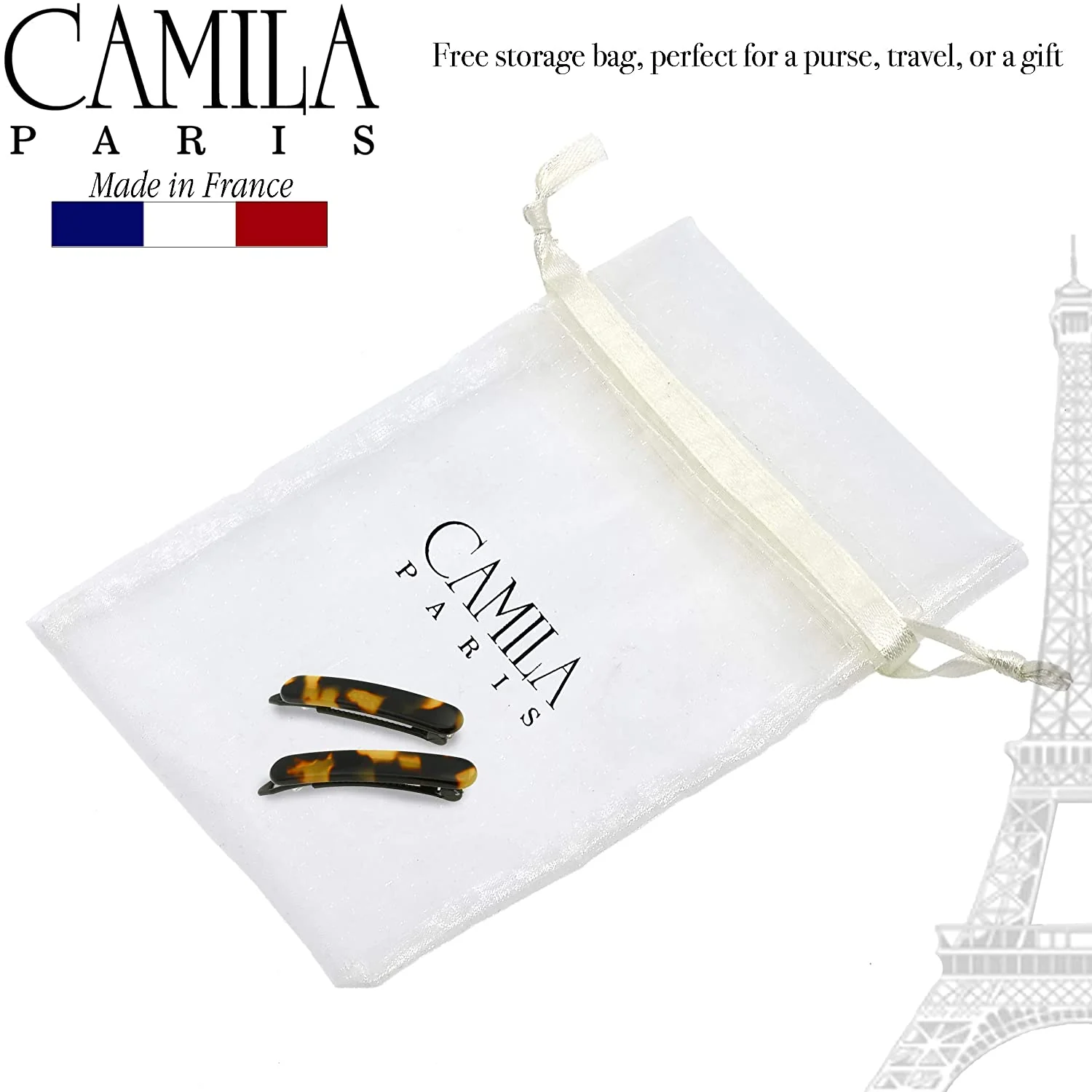 Camila Paris Classic Metal Free Barrette Pair - Image 16