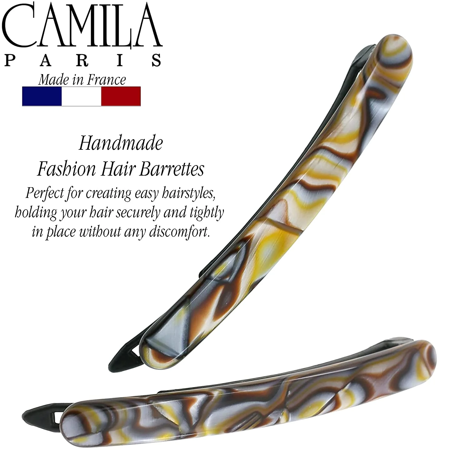 Camila Paris Classic Metal Free Barrette Pair - Image 27