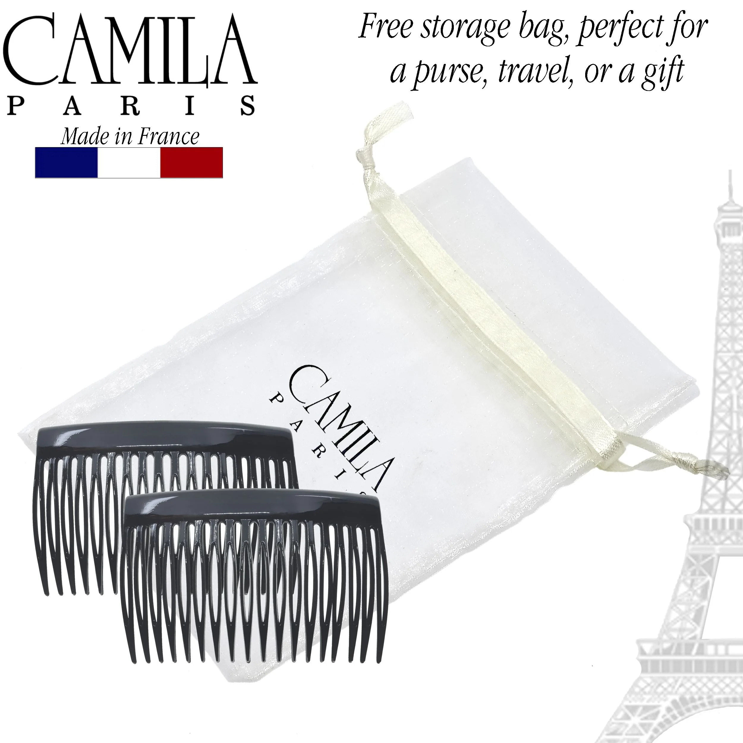 Camila Paris Classic Side Comb Pair - Image 8