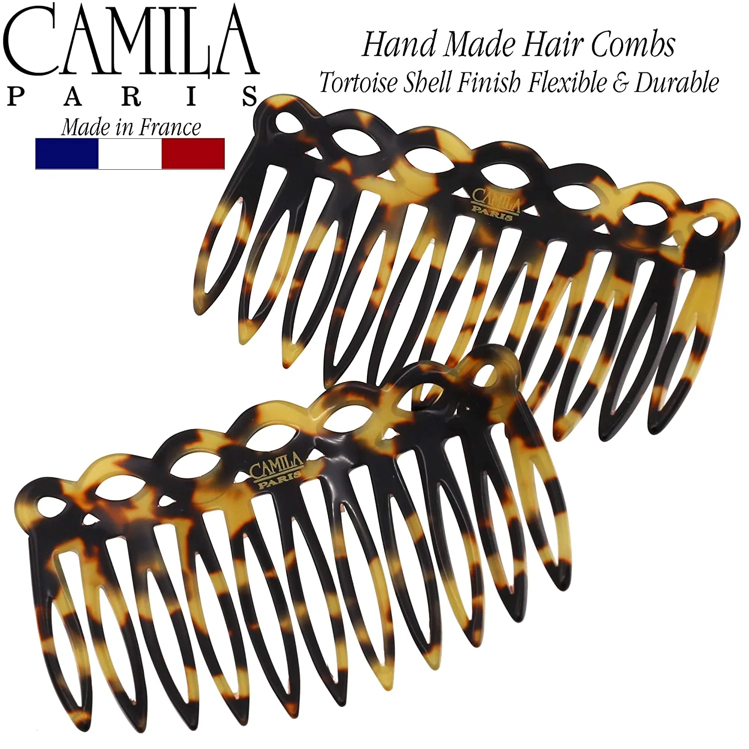 Camila Paris CP3140 Handmade French Hair Side Comb - Image 10
