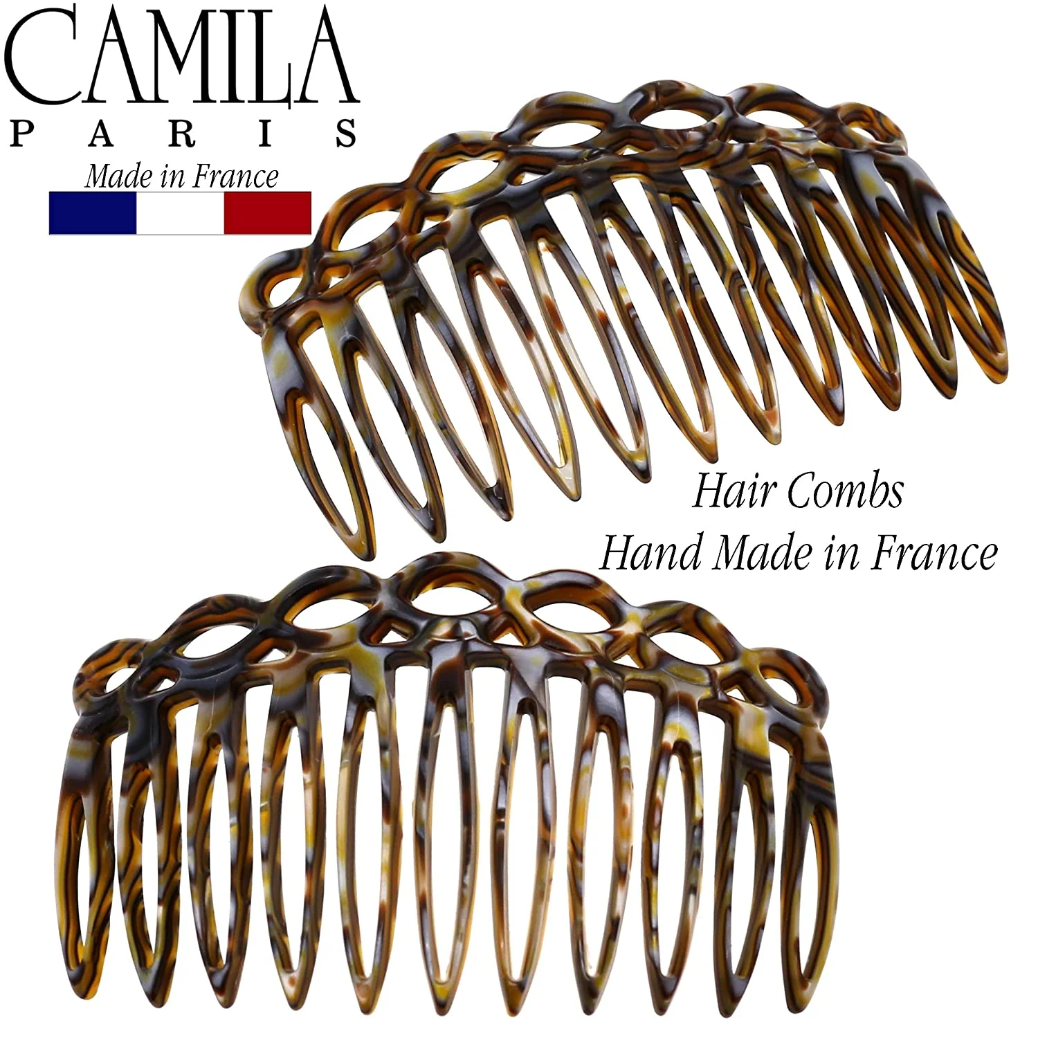Camila Paris CP3140 Handmade French Hair Side Comb - Image 17